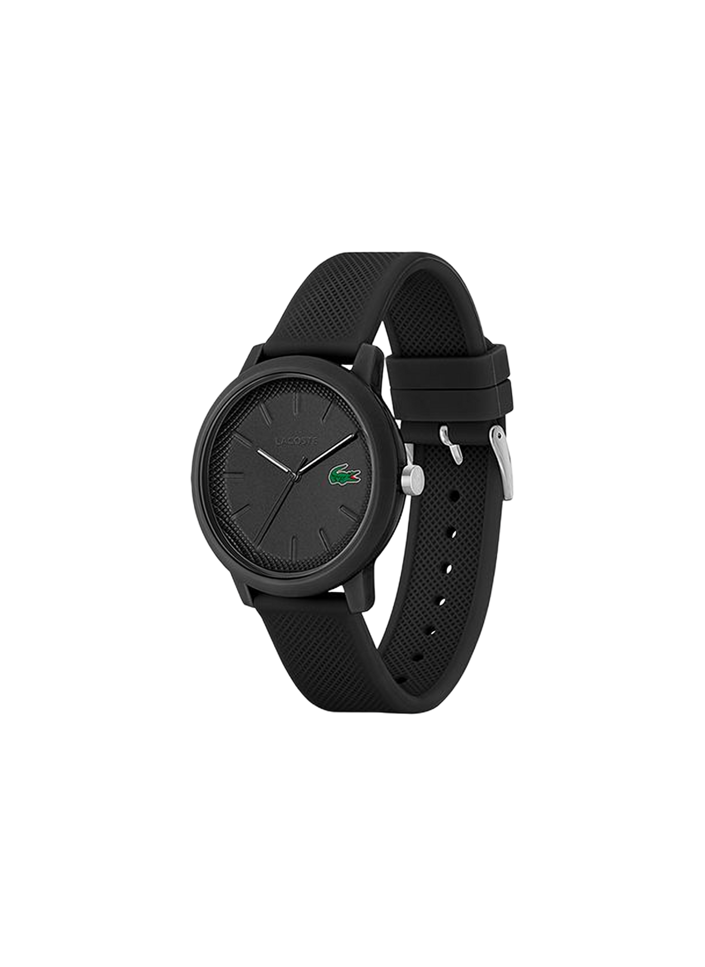 Montre quartz Lacoste 12.12. en silicone LACOSTE MONTRES Noir