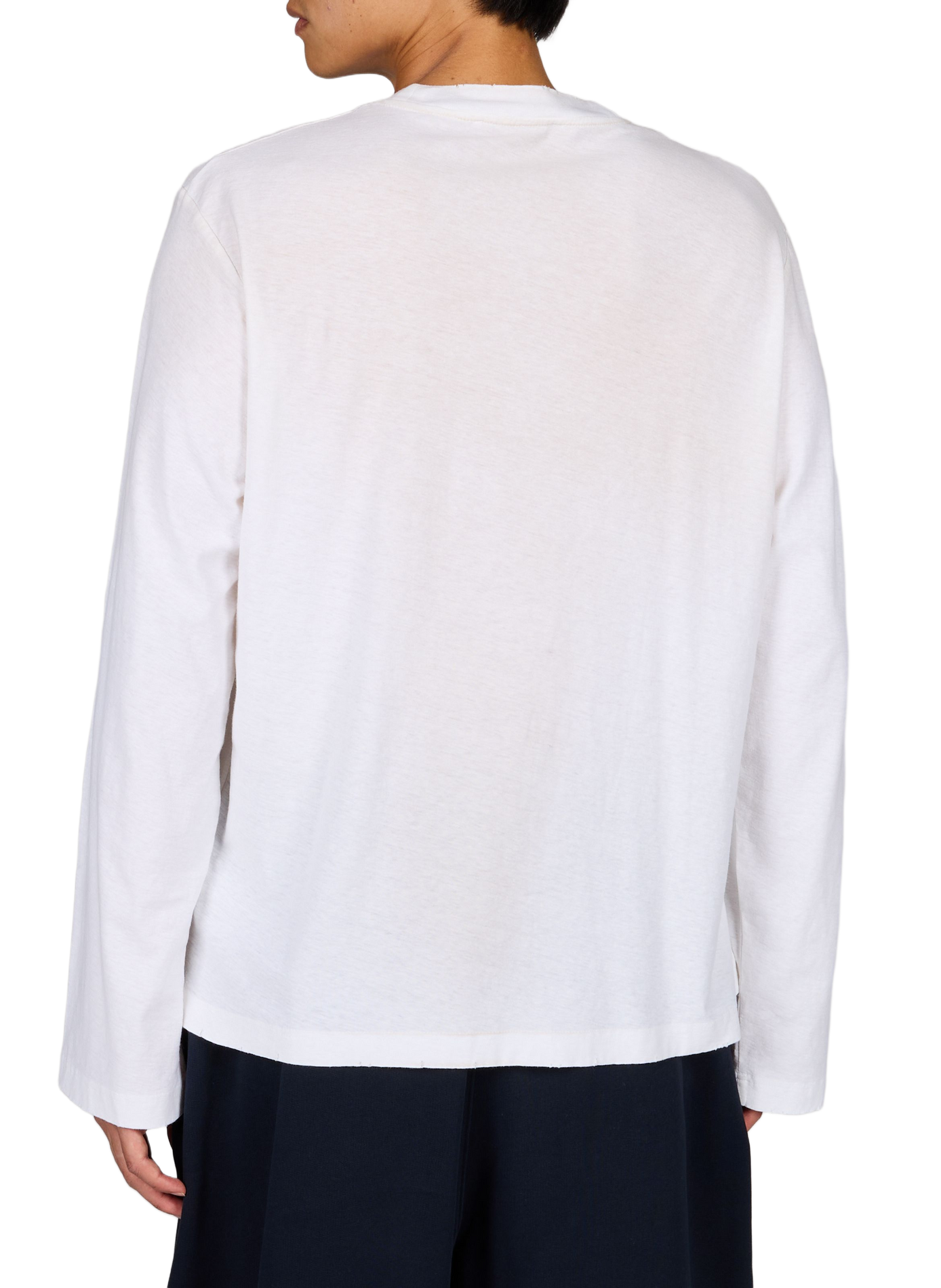 Camiseta de algodón mezclado ACNE STUDIOS Blanco