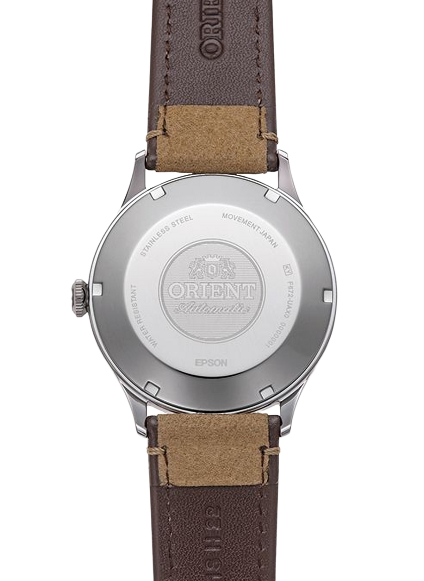 Automatic Watch Stretto Sun & Moon in leather ORIENT Green