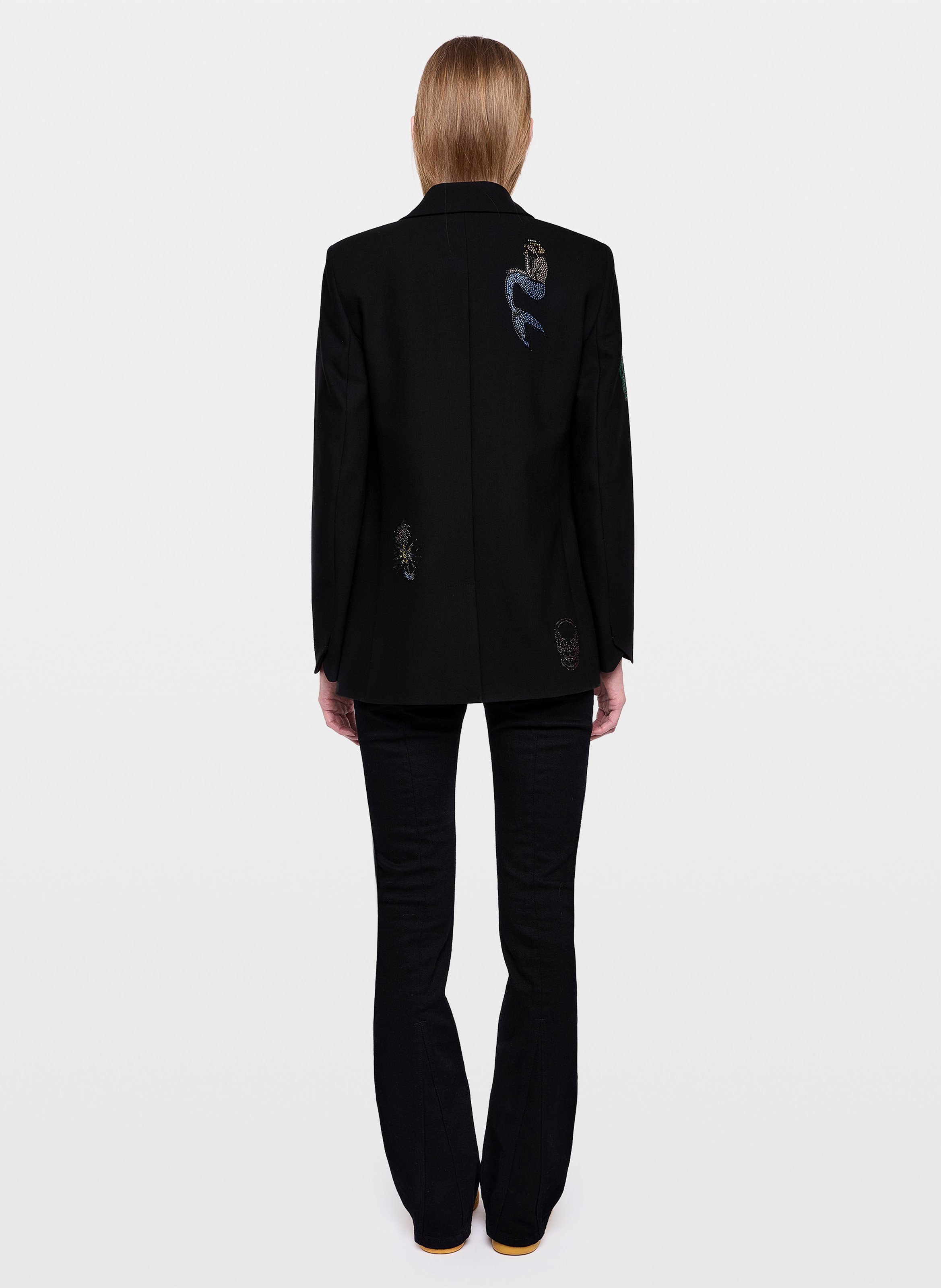 Veste de tailleur strassée valse ZADIG&VOLTAIRE Noir