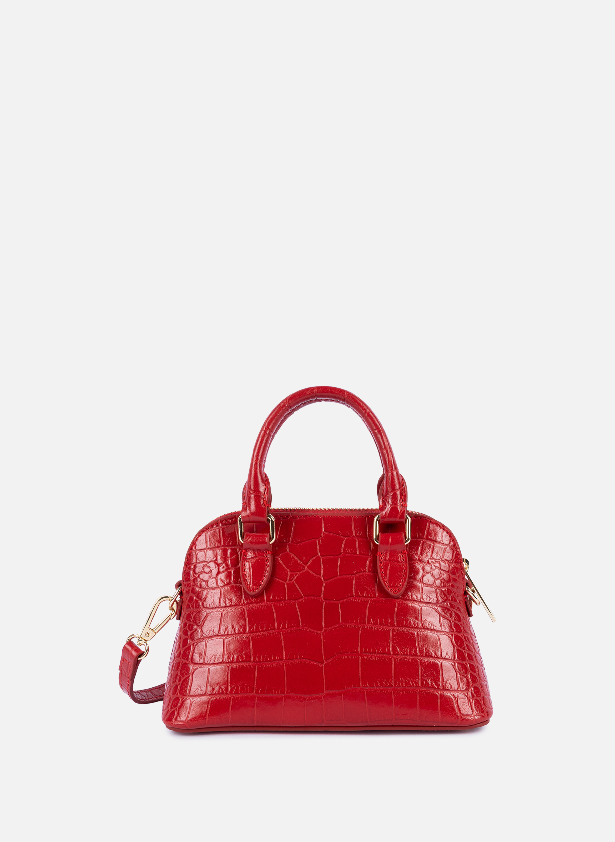 Kleine halvemaanvormige tas - exo LANCASTER Rood
