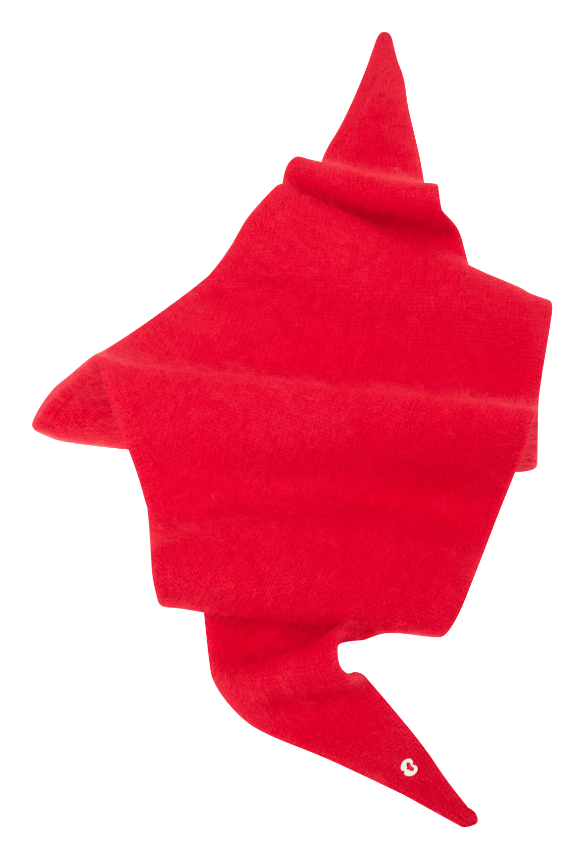 Echarpe triangulaire en laine MAJE Rouge