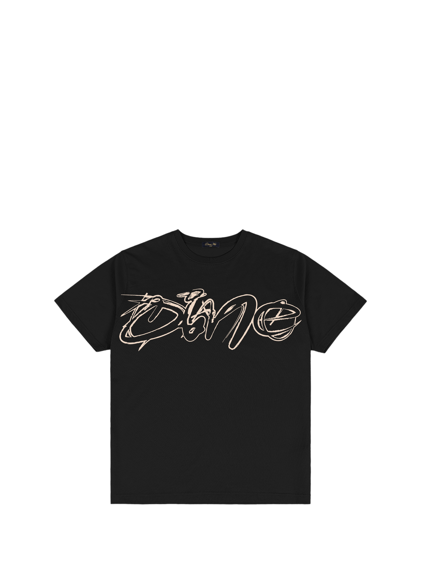 Straight-fit cotton T-shirt DIME Black