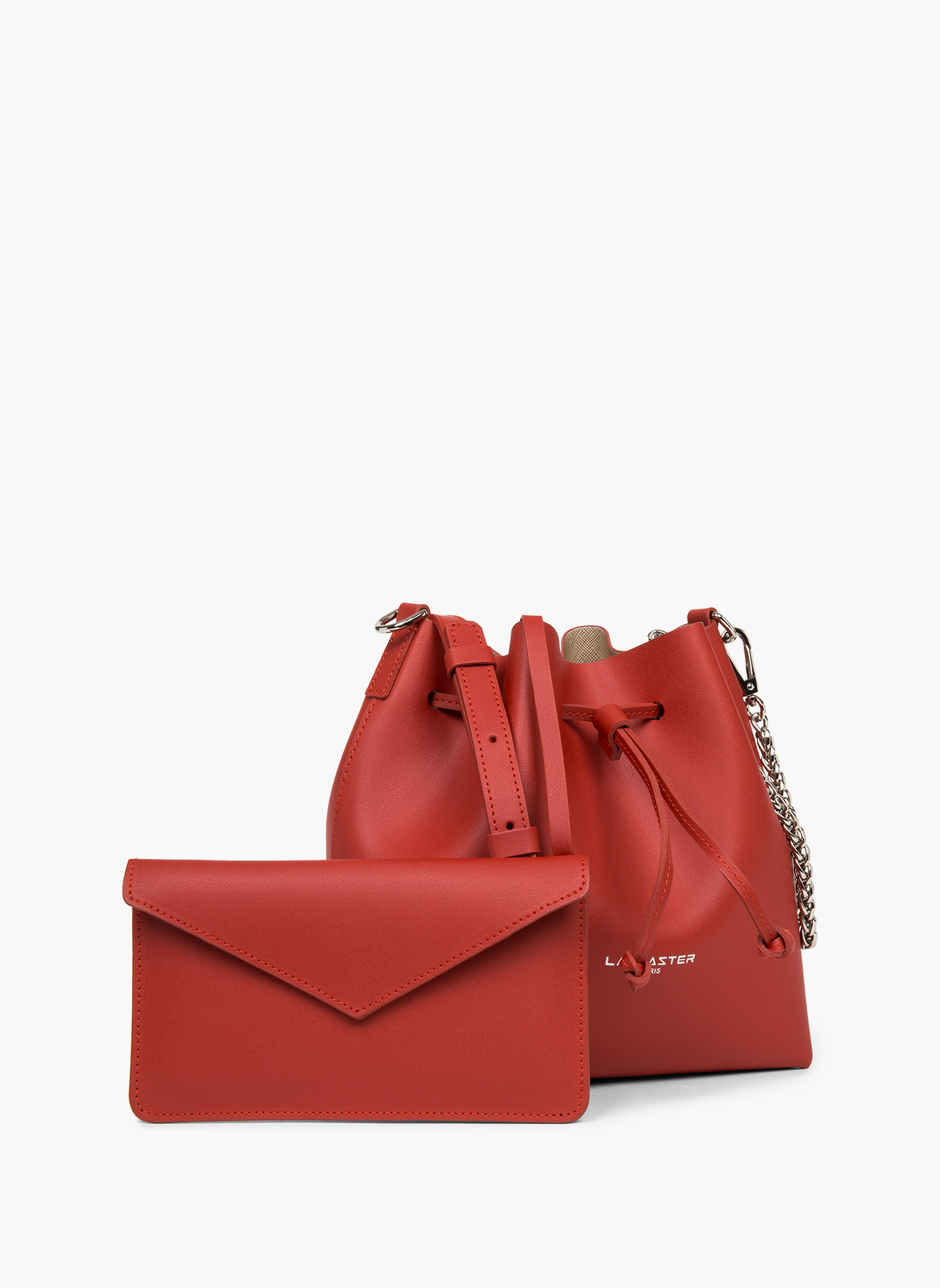 Petit sac bourse - pur & element city LANCASTER Rouge