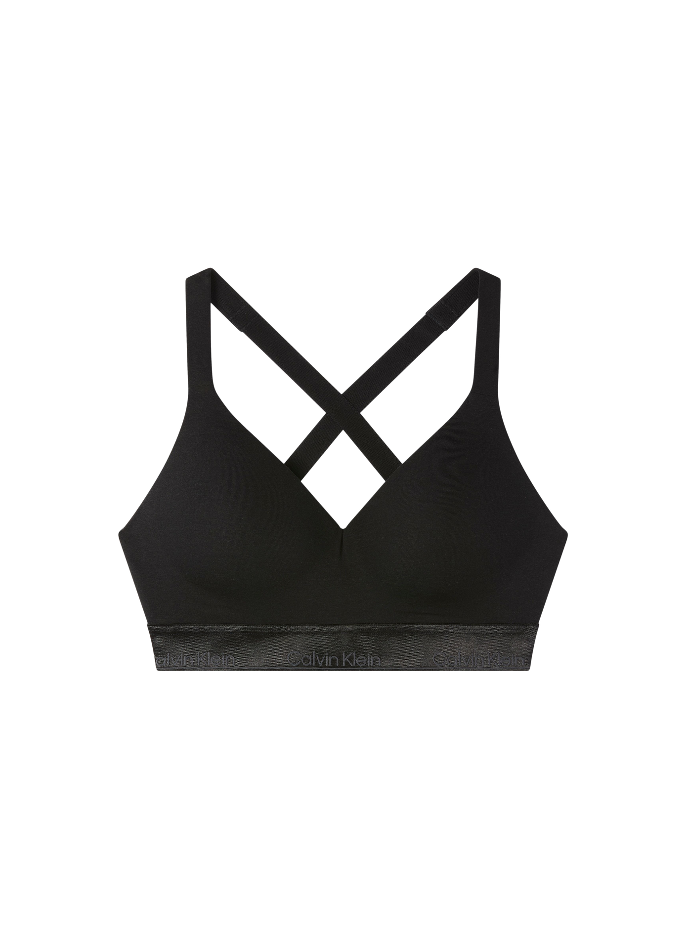 Soutien-gorge en coton mélangé CALVIN KLEIN Noir