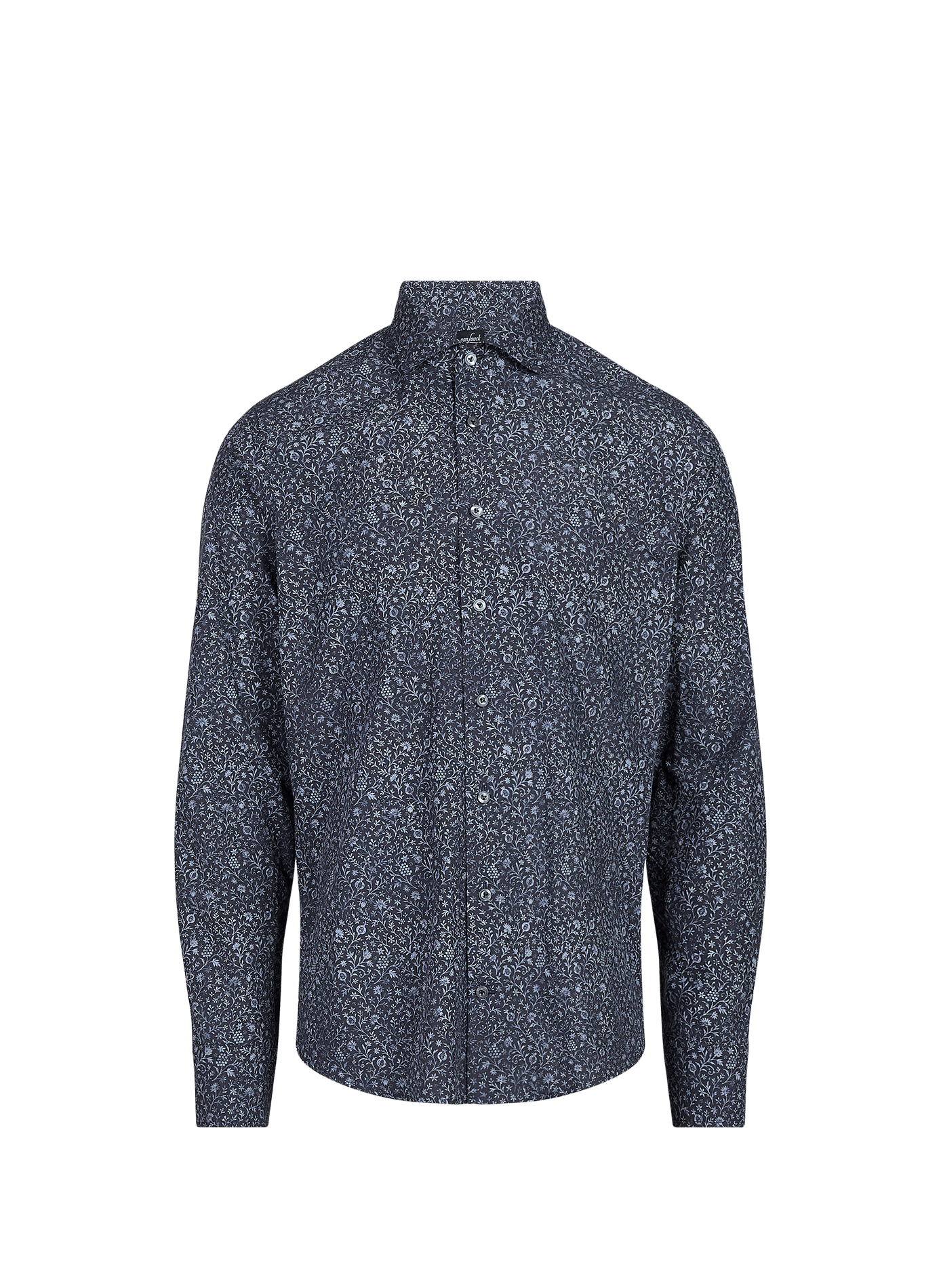 Bedrucktes Baumwollhemd VAN LAACK Blau