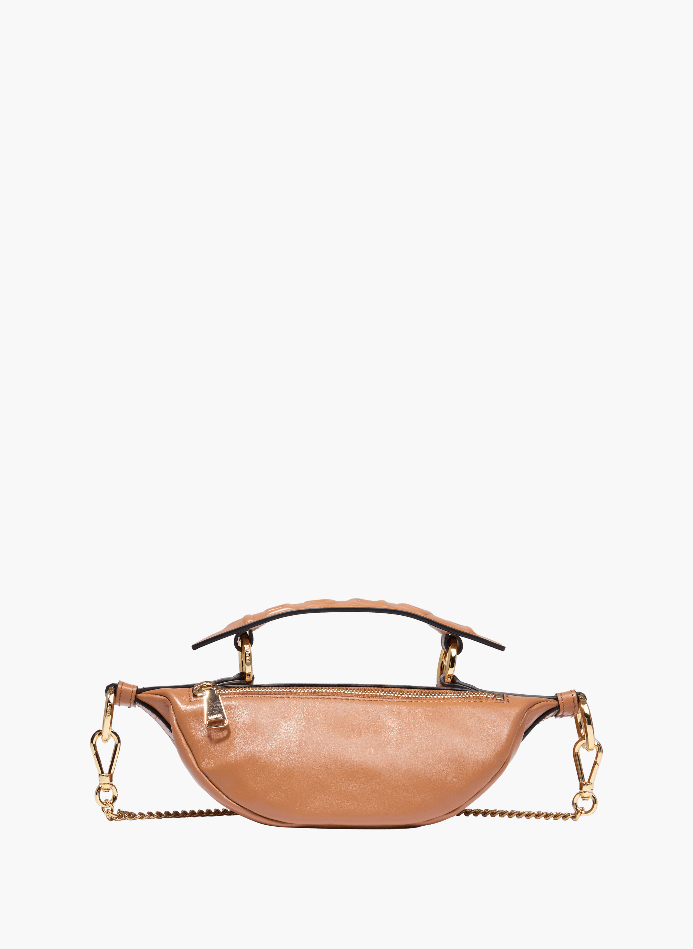 Mini sac porté croisé origami de lancel en cuir LANCEL Marron