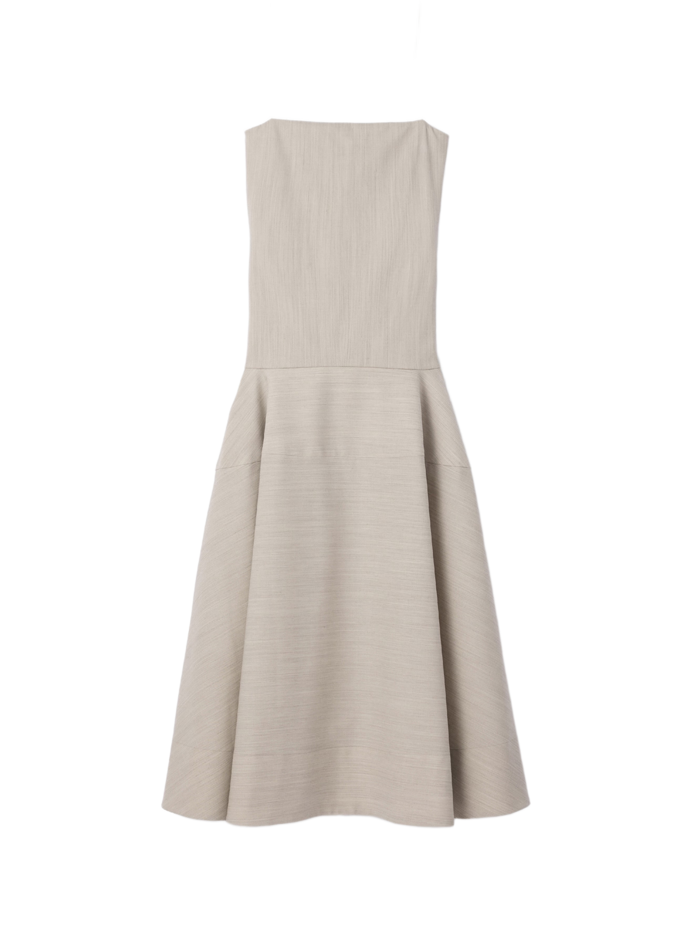 La robe Paradiso de mezcla de lana virgen JACQUEMUS Beige