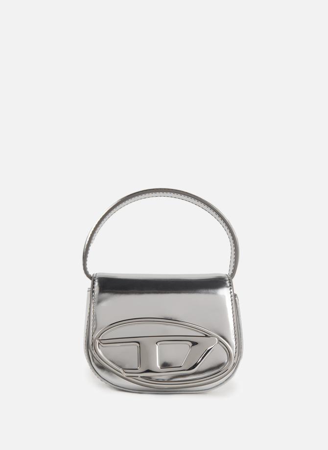  DIESEL metallic leather mini bag