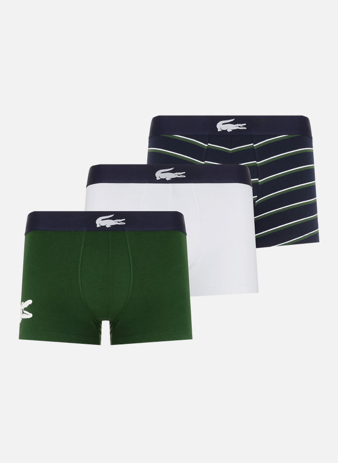 Pack of three cotton boxers  LACOSTE