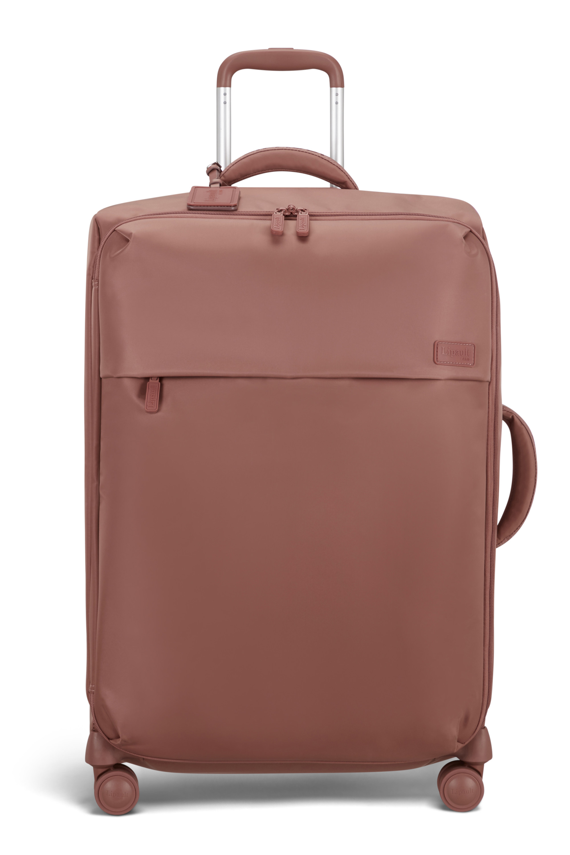 Plume valise 4 roues taille l LIPAULT PARIS Rose