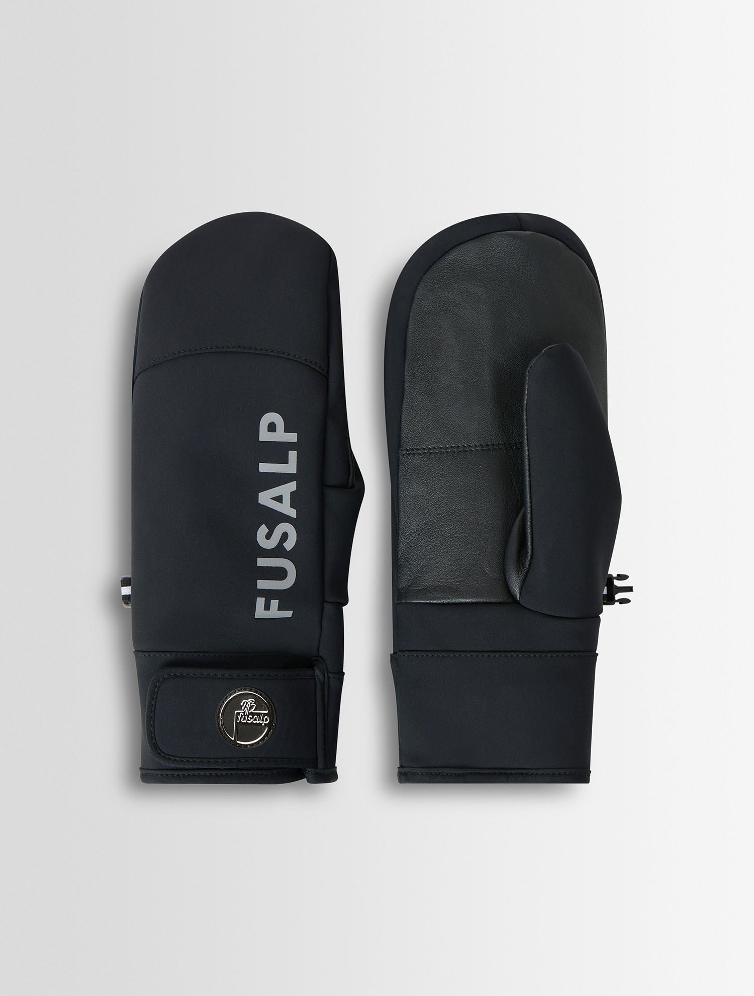 Moufles de ski rock mitten coupe regular FUSALP Noir