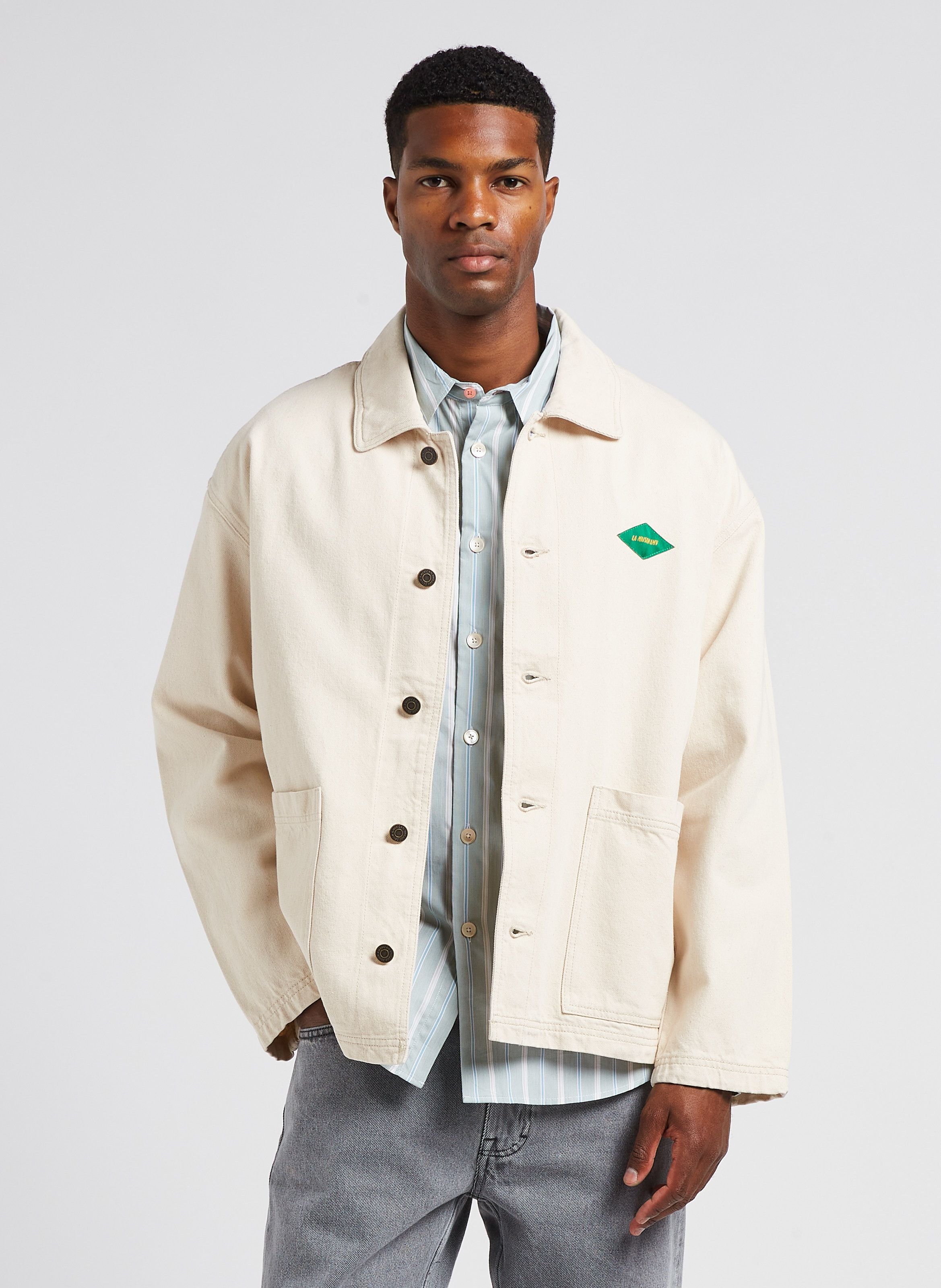 Veste col classique en coton datcity AMERICAN VINTAGE 