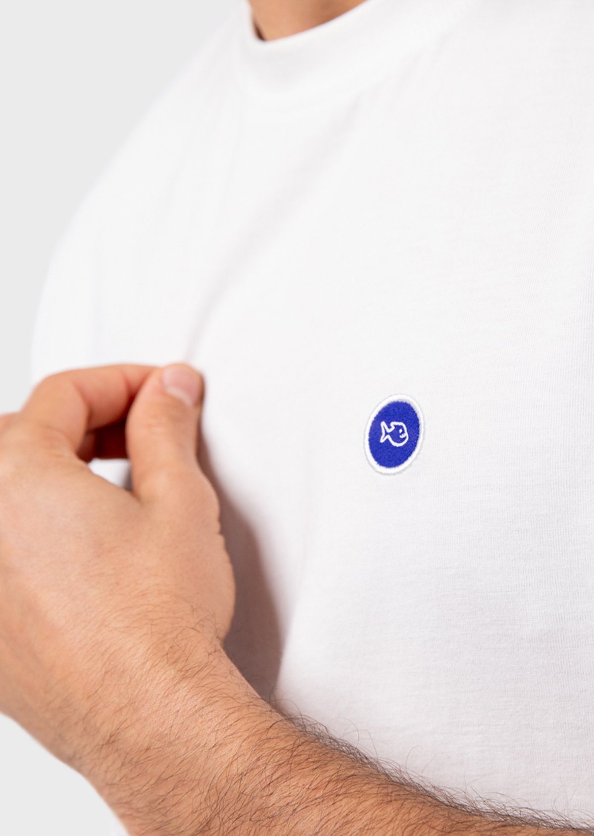 T-shirt vintage en coton biologique BILLYBELT Blanc