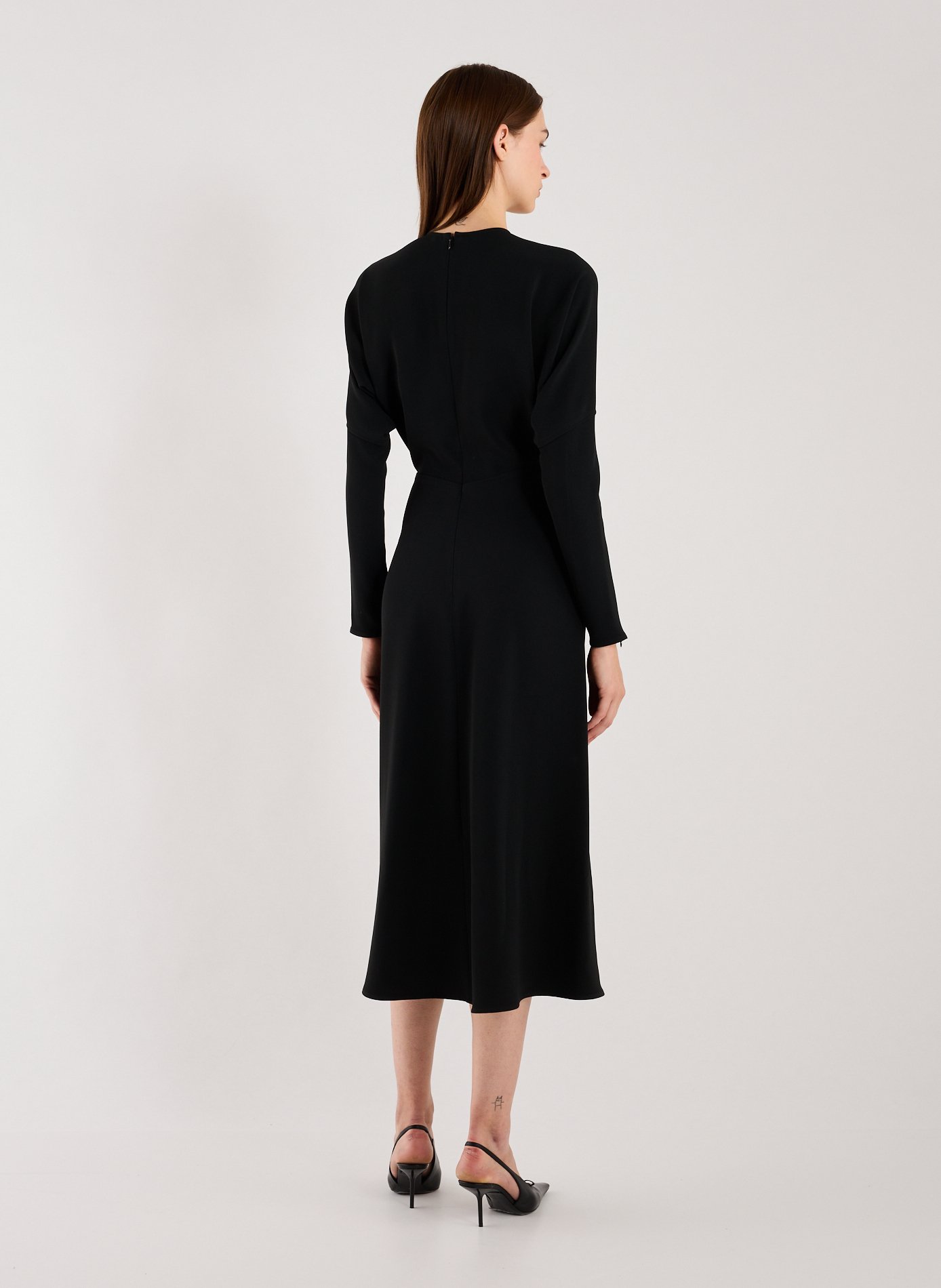 Draped maxi dress  VICTORIA BECKHAM Black