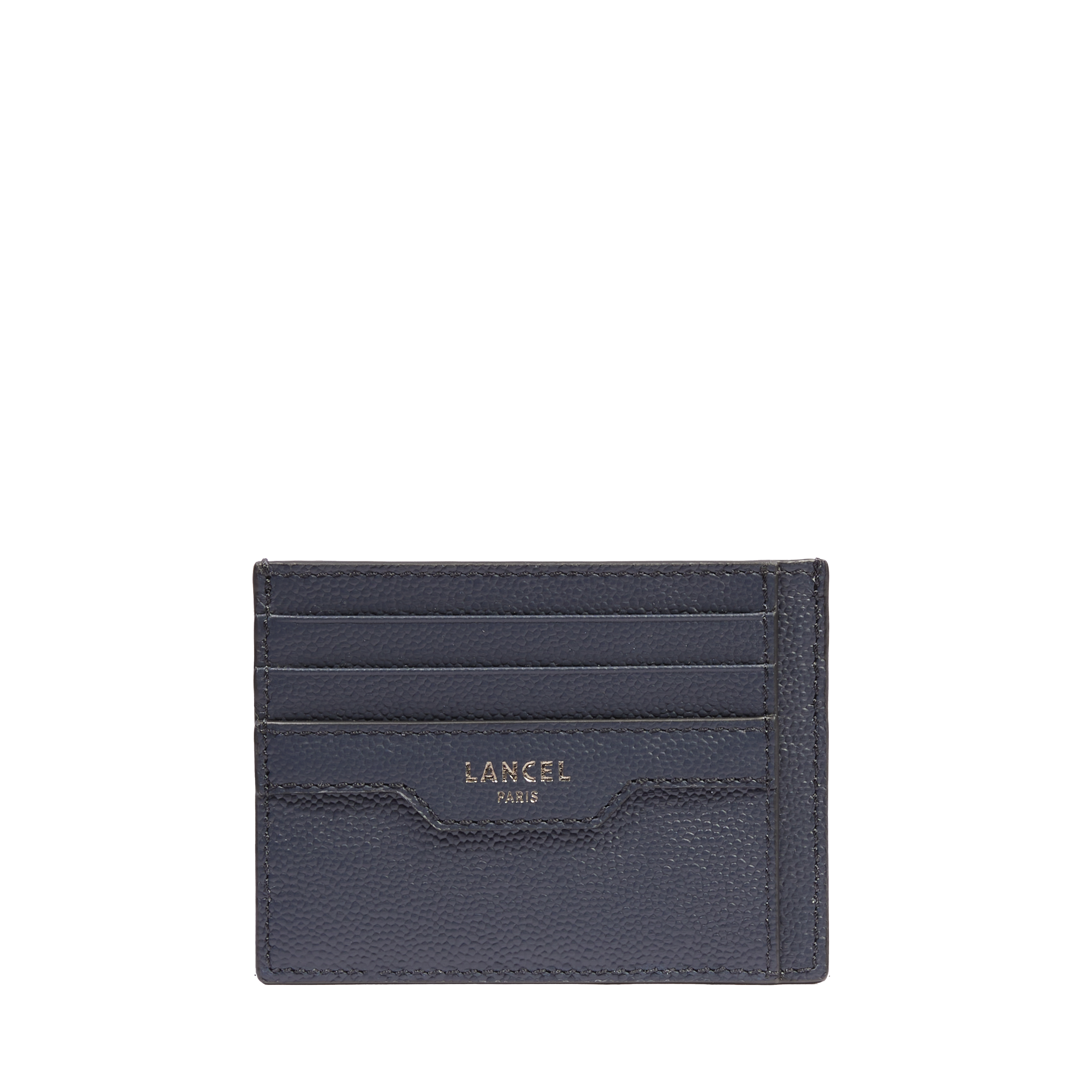 Porte-cartes charlie de lancel en cuir LANCEL Bleu