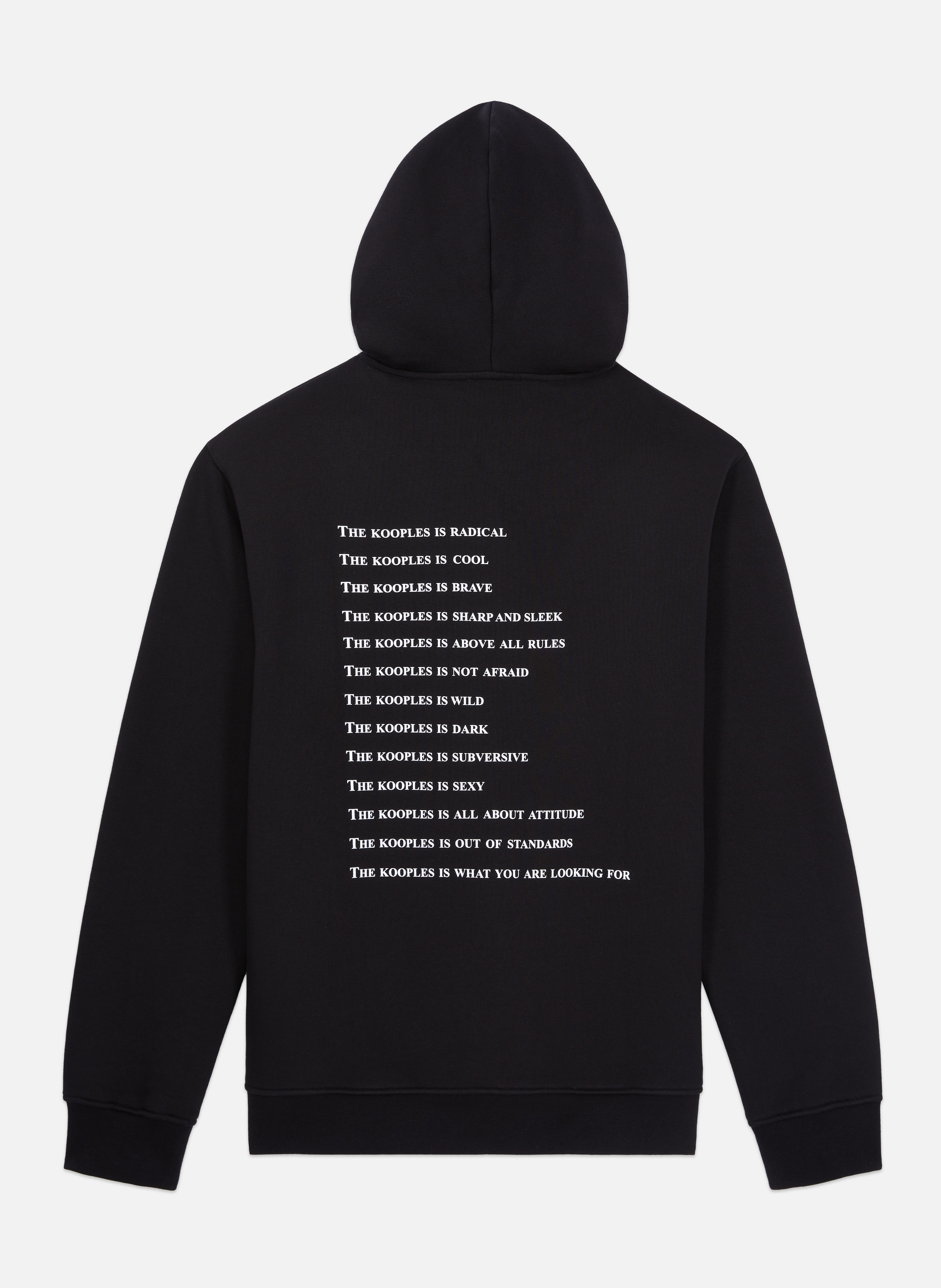 Sweatshirt à capuche what is zippé THE KOOPLES Noir