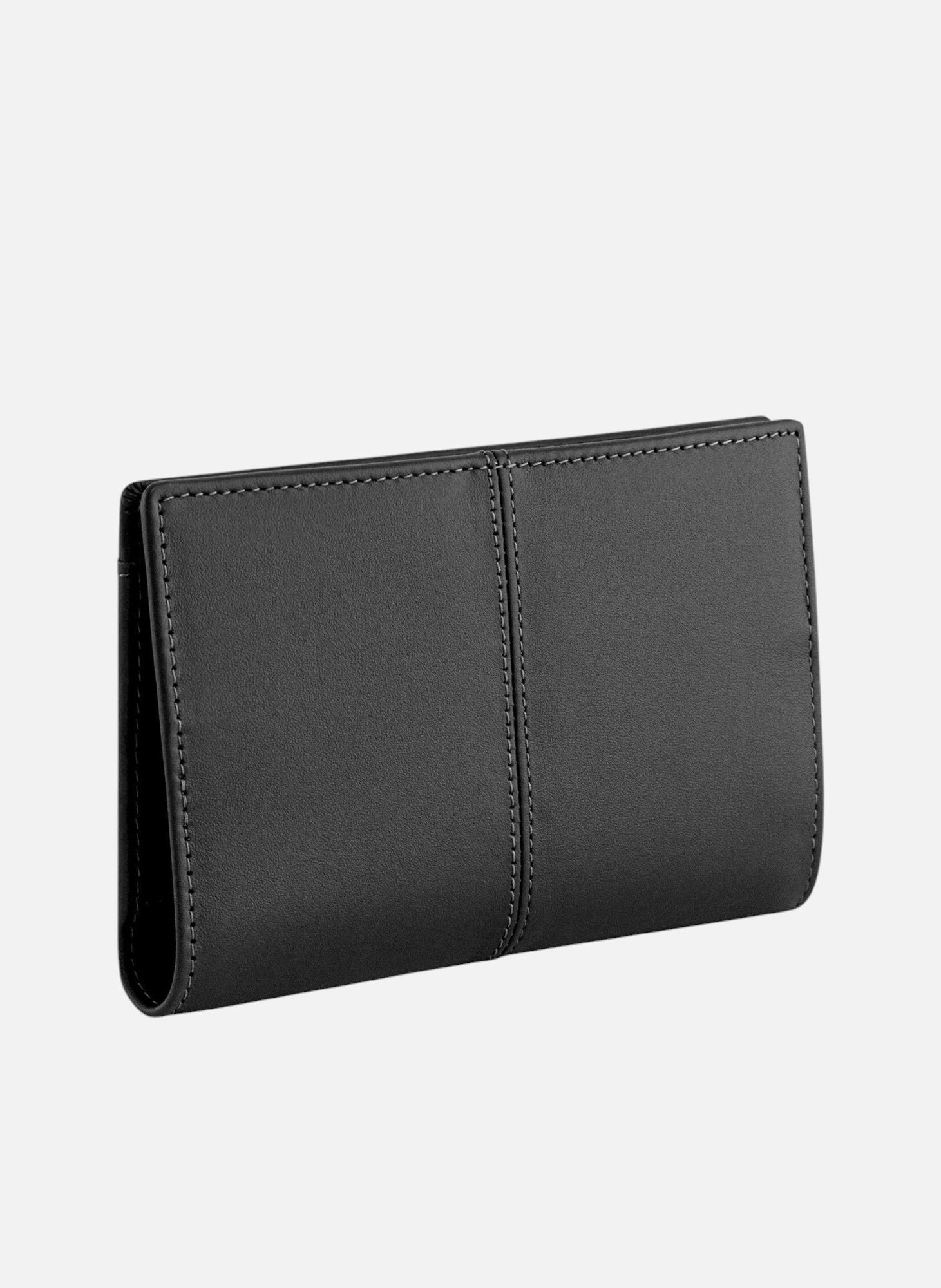 Porte passeport charlotte en cuir lisse LE TANNEUR Noir