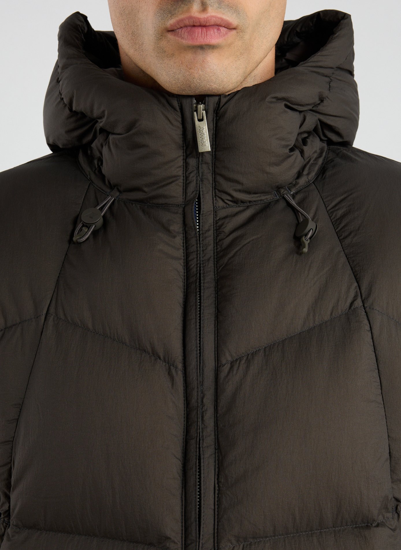 Doudoune matelassée à capuche K-WAY Kaki