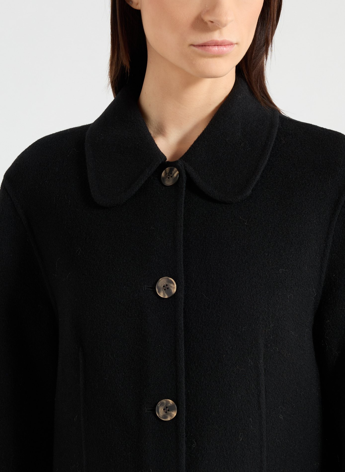 Oversized wool coat BY MALENE BIRGER Black