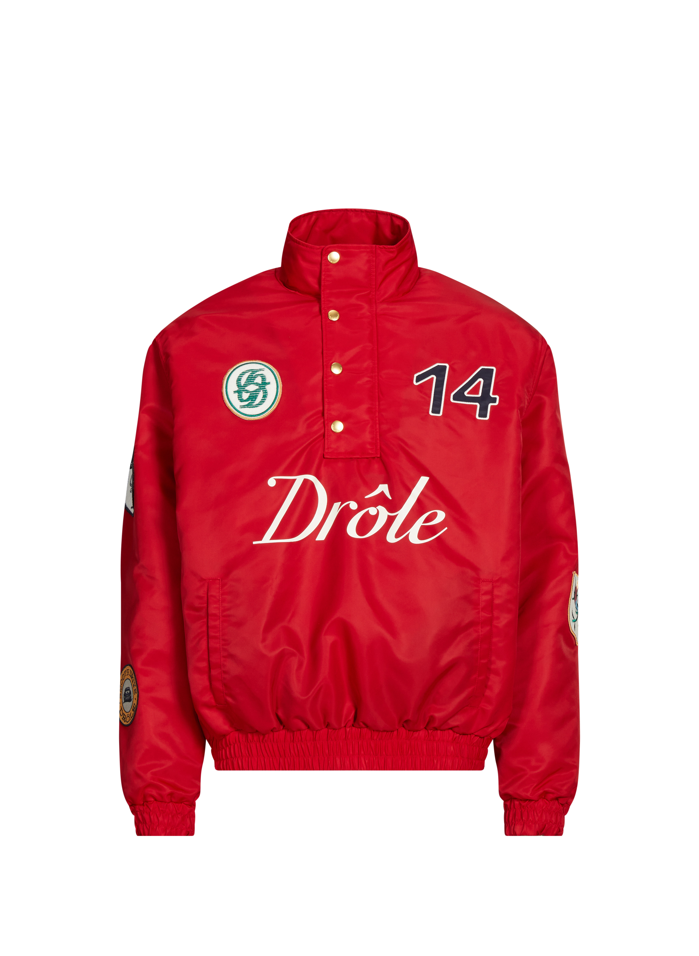 DROLE DE MONSIEUR Veste ample sérigraphiée Red