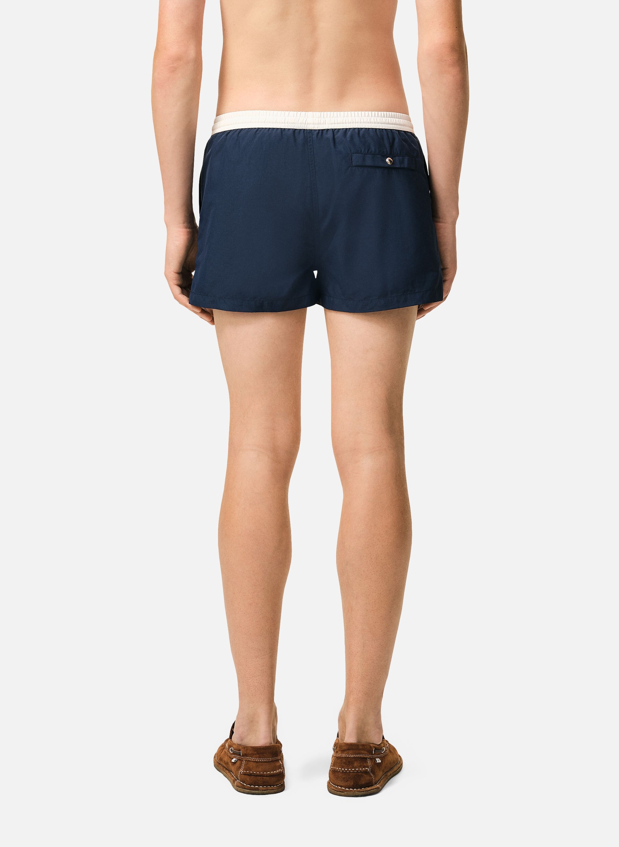 Maillot de bain court en nylon AMI PARIS Bleu