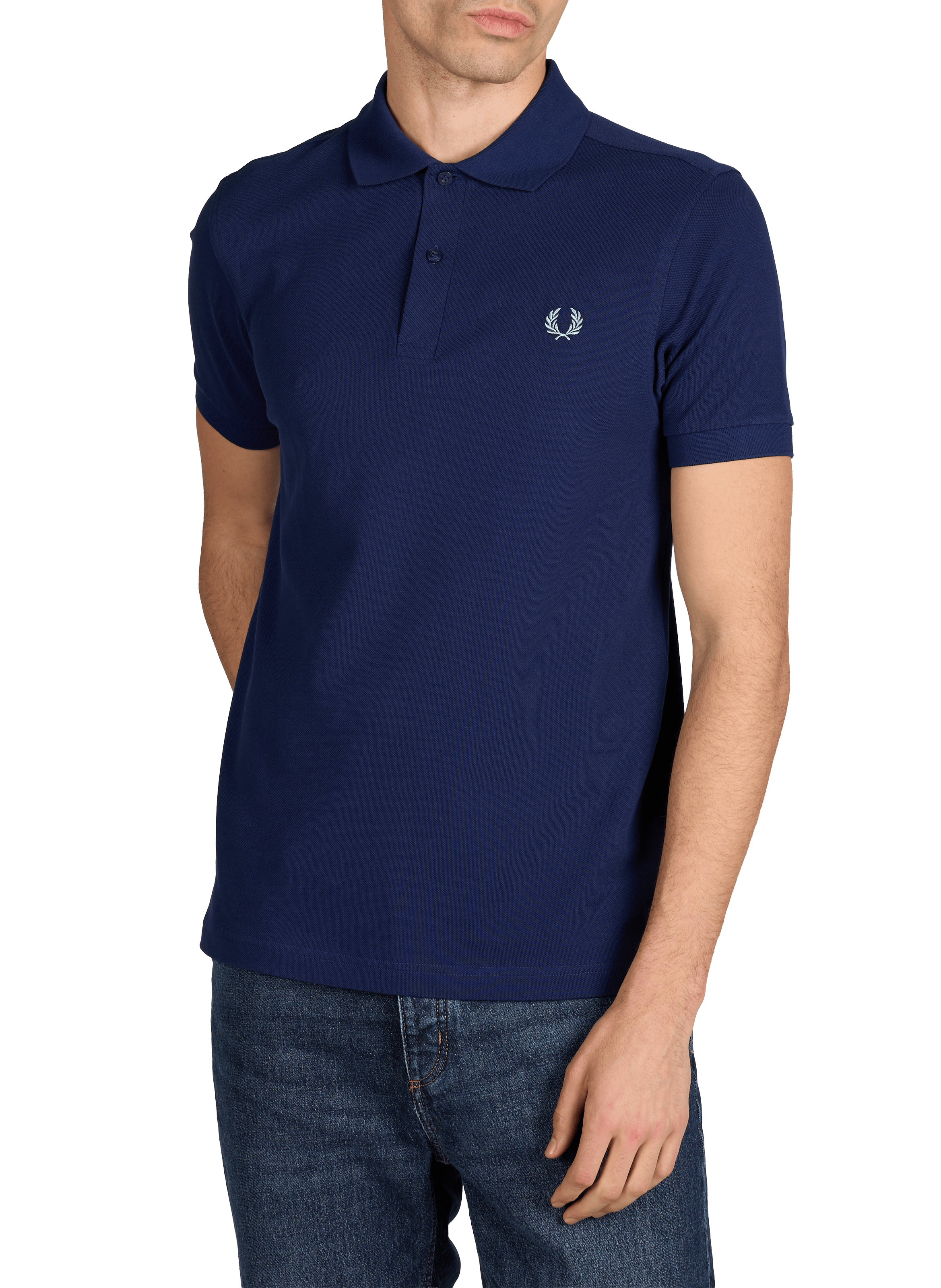 Cotton pique polo shirt FRED PERRY Blue