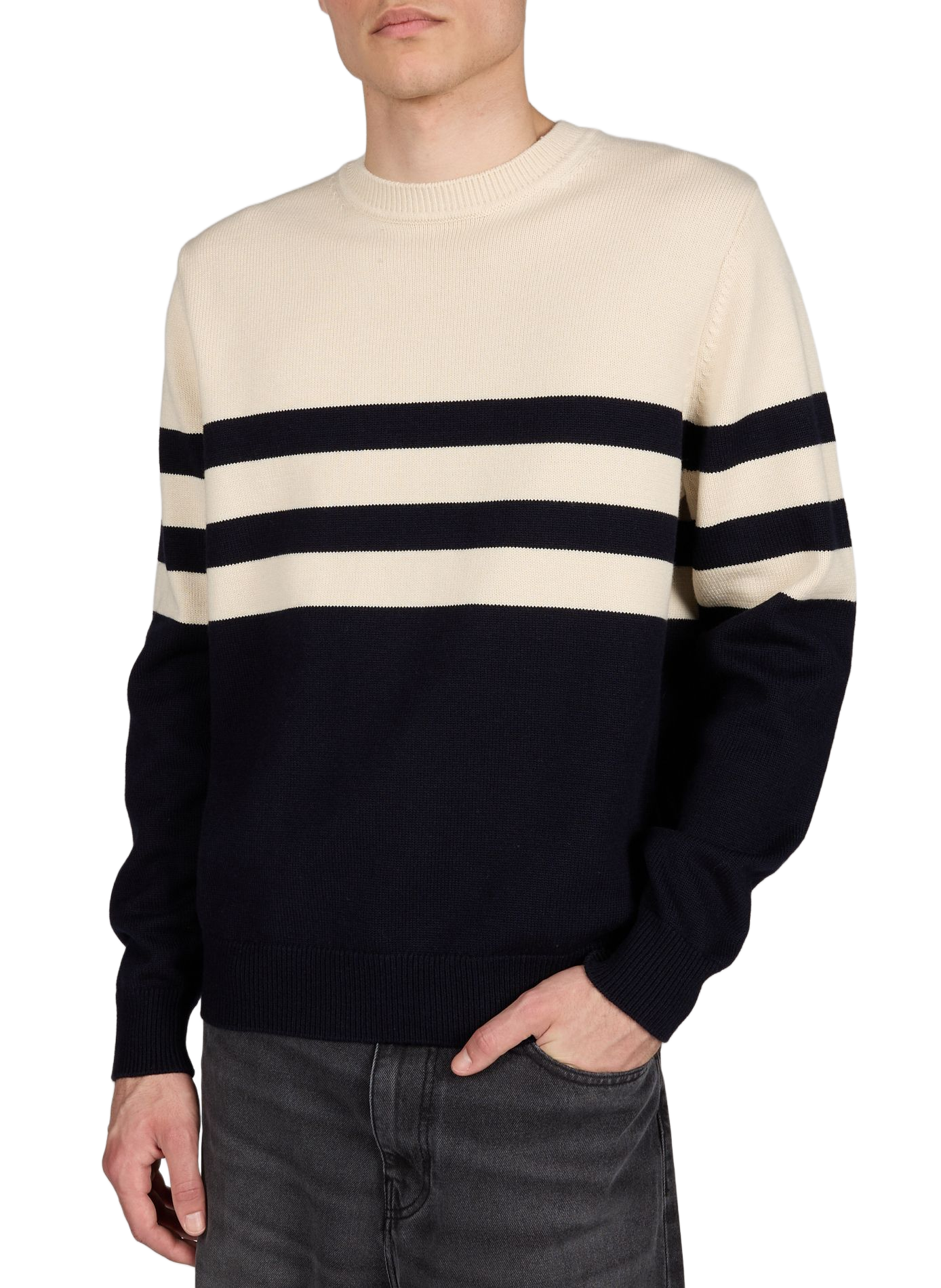 Wool and cotton blend jumper AIGLE Blue