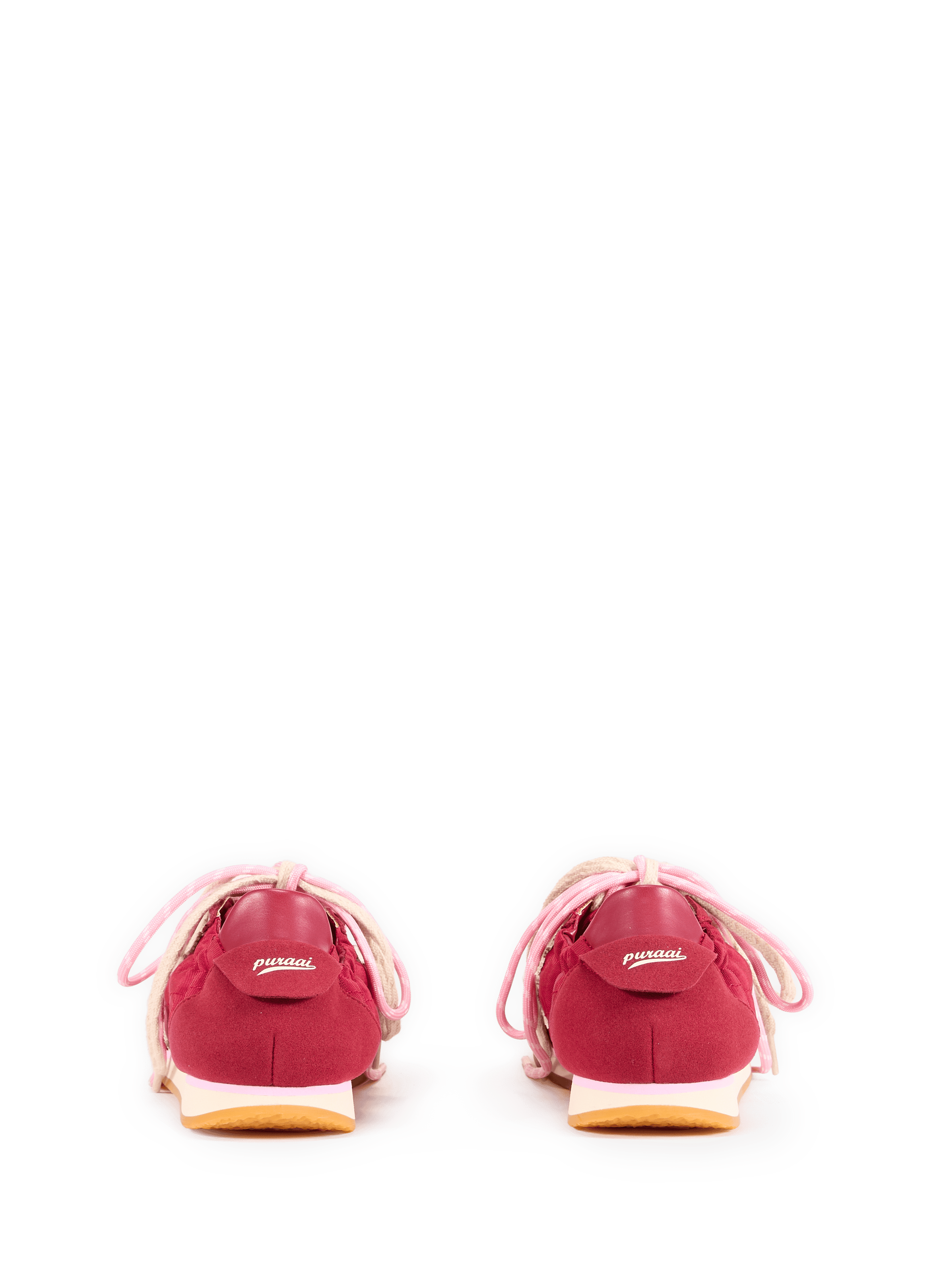 Baskets Panther double lacets PURAAI Rouge
