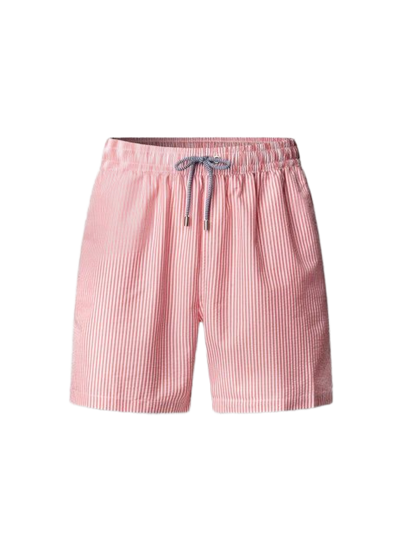 Short da bagno a righe in seersucker FACONNABLE Rosa