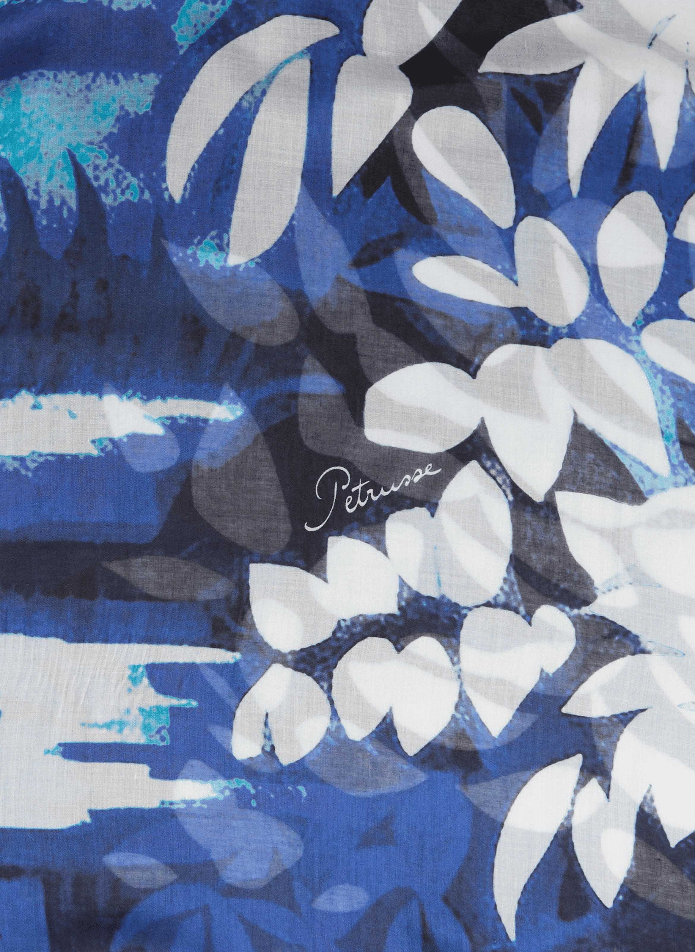 Printed Shawl LUZ PETRUSSE Blue