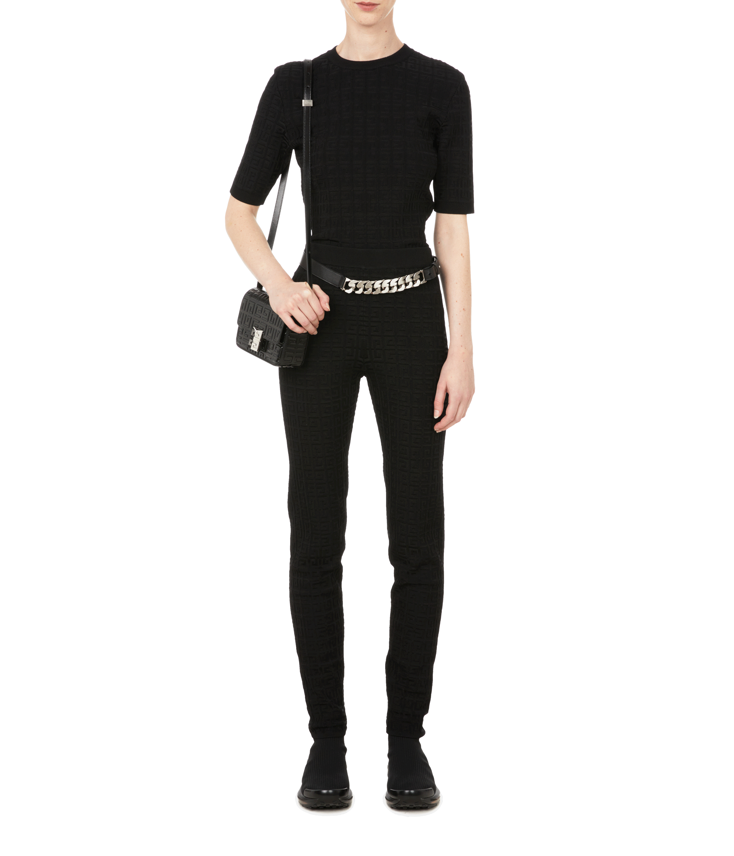 All-over monogram leggings GIVENCHY Black