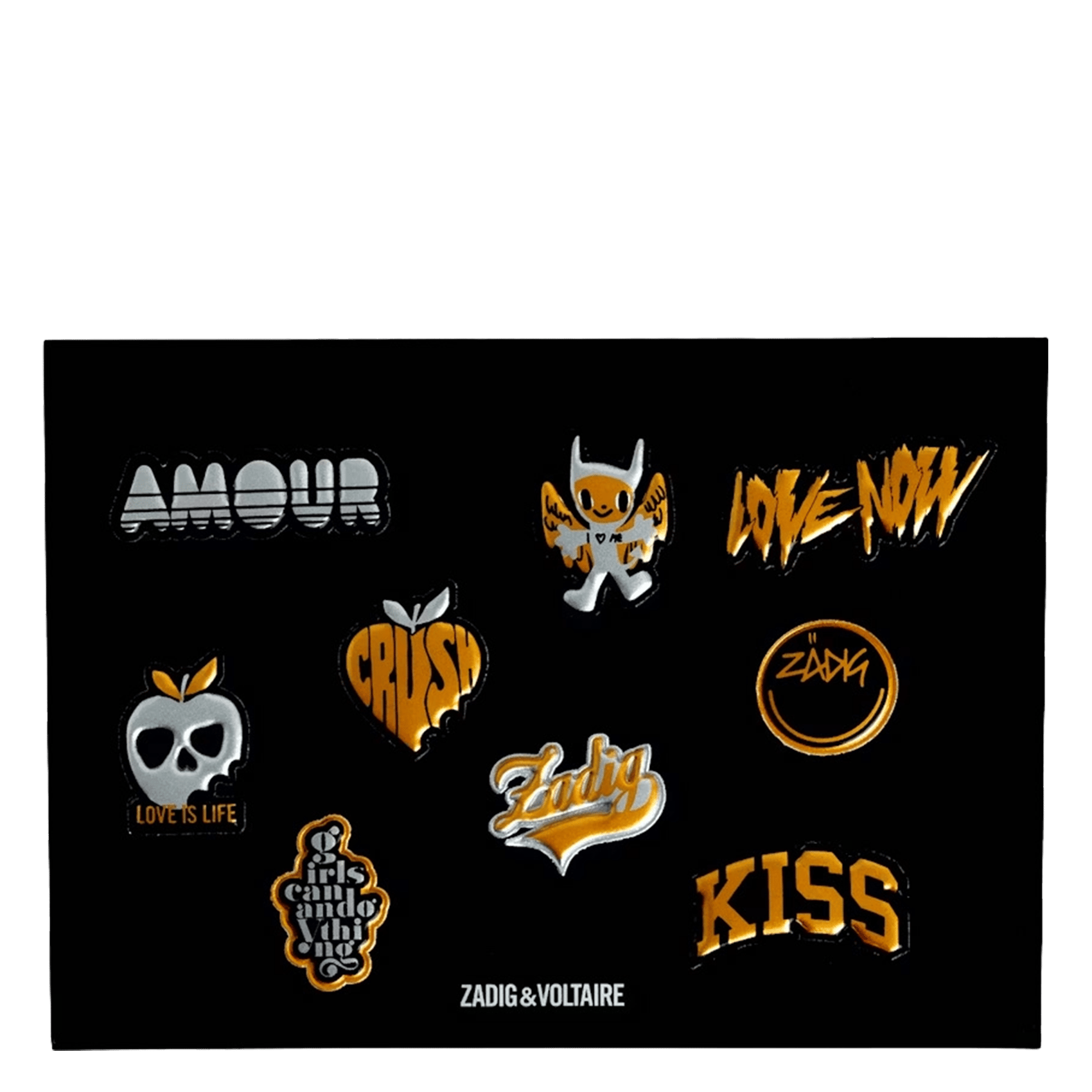 Stickers métallisés pour sac sticker 9 sticky ZADIG&VOLTAIRE Goud