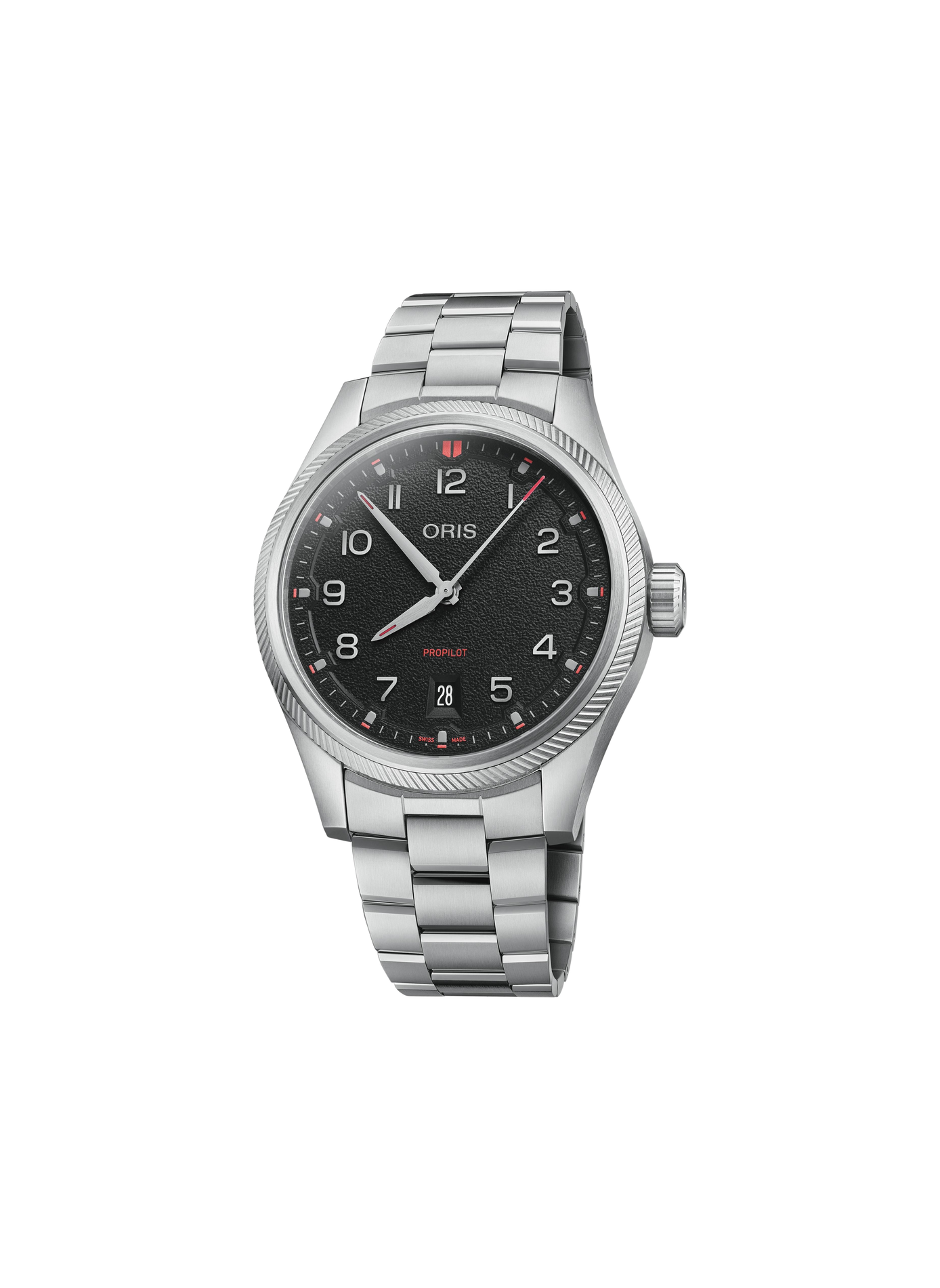 Montre automatique Oris ProPilot Date en acier inoxydable ORIS Noir