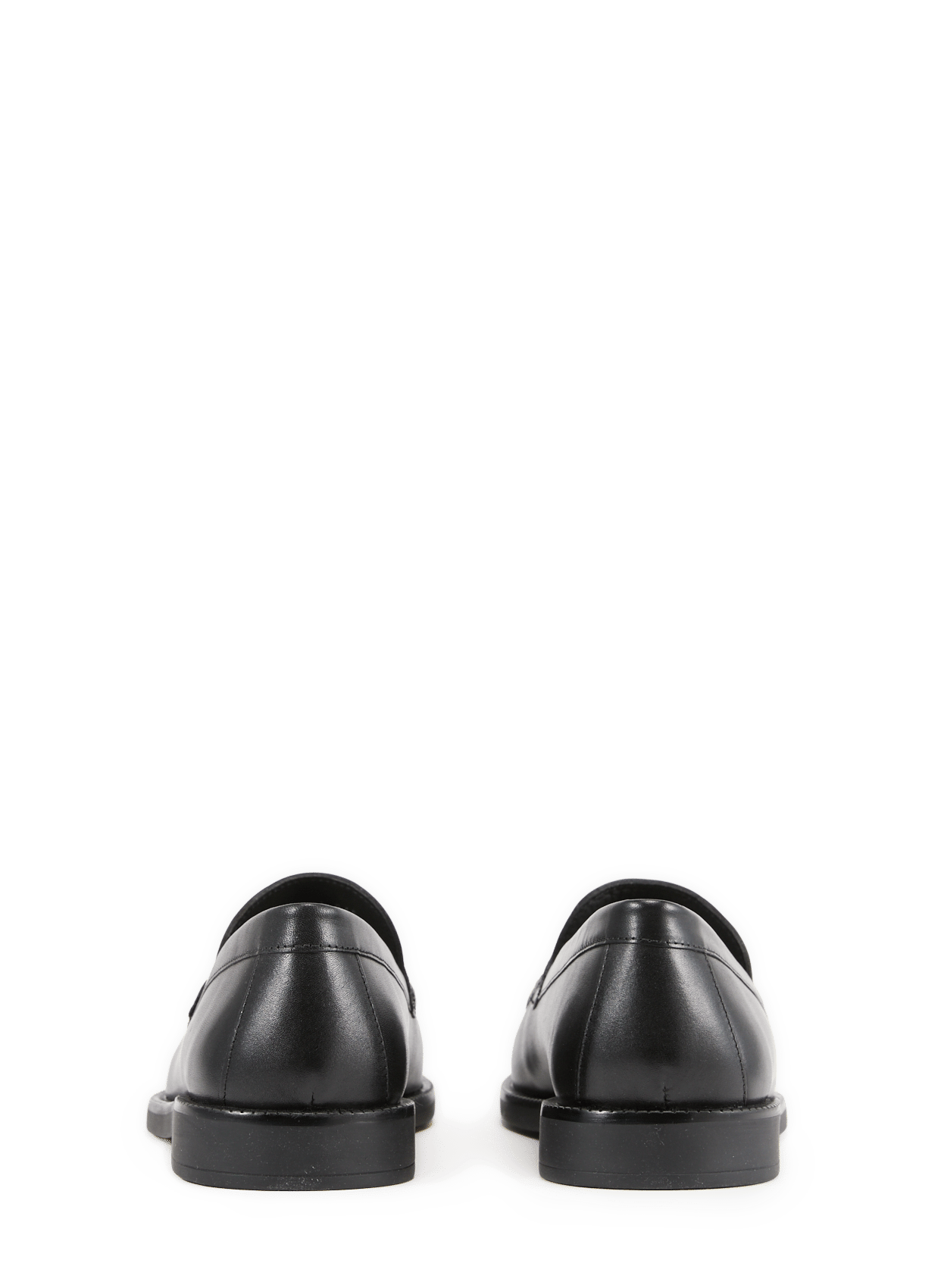 Leather loafers GEOX Black