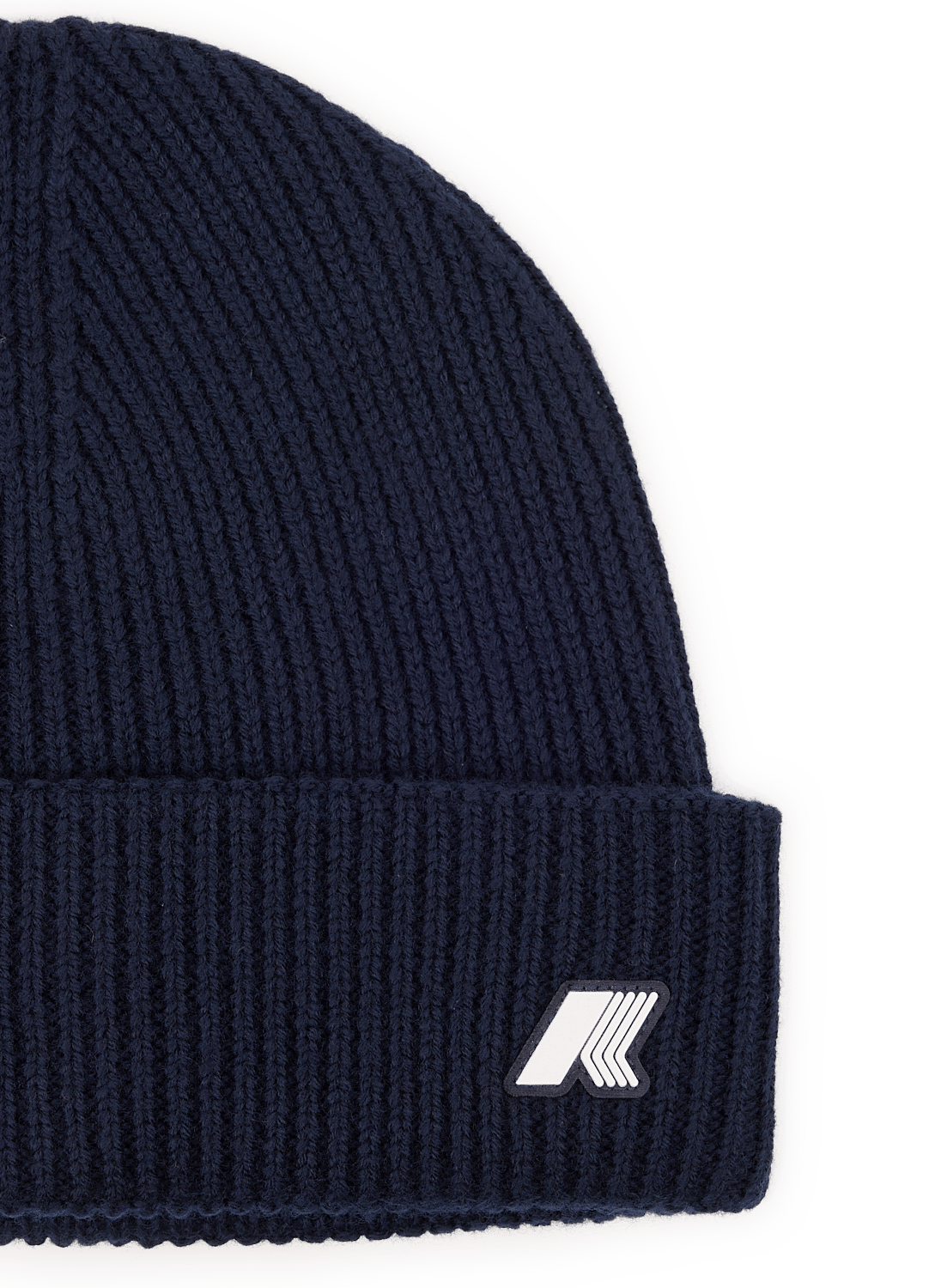 Geribbelde Brice muts met logo K-WAY Blauw