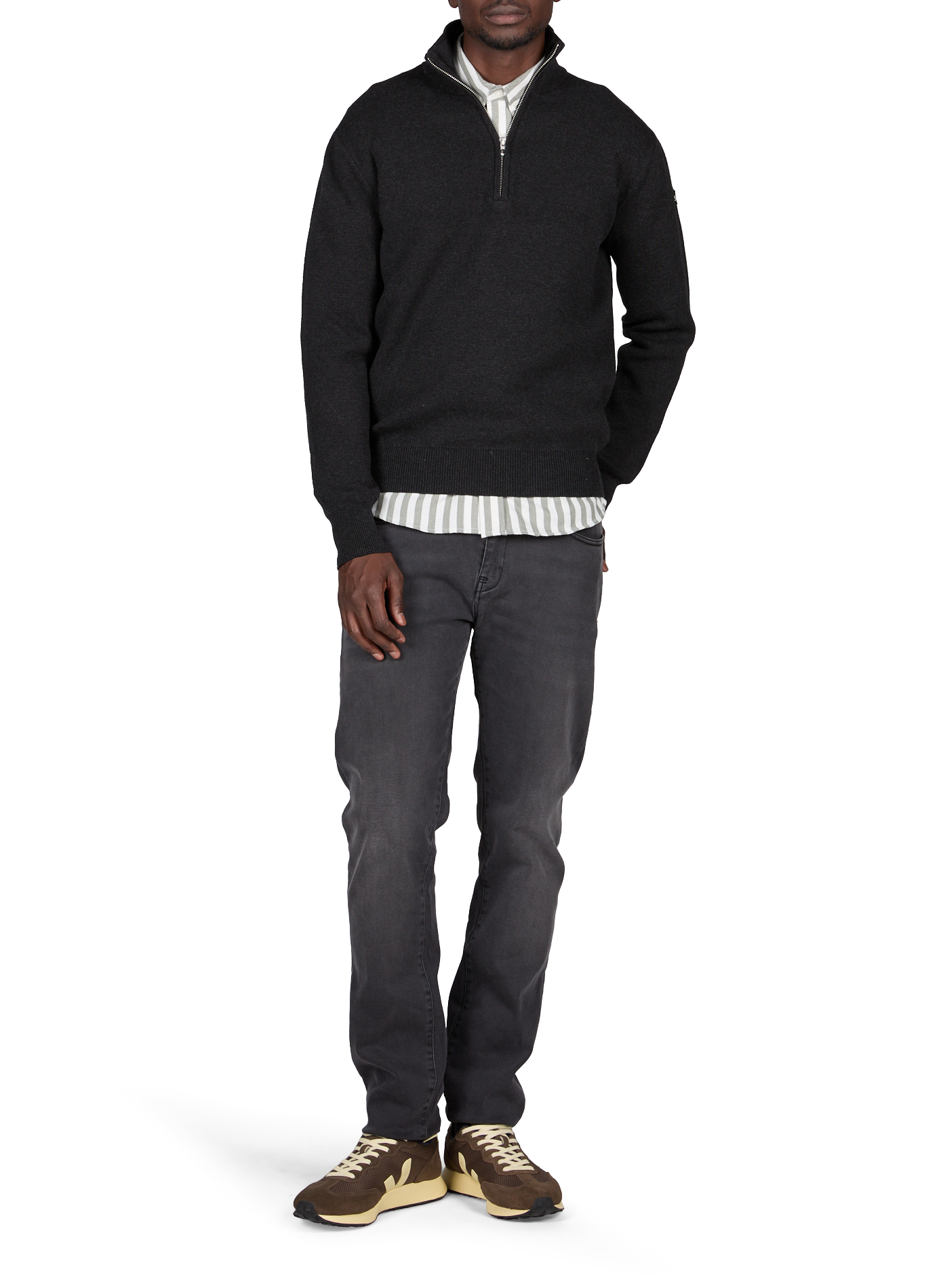 Baumwollpullover SCHOTT Grau