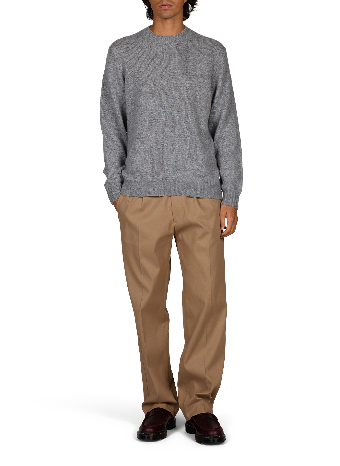 Straight wool blend Lee sweater NN.07 Grey