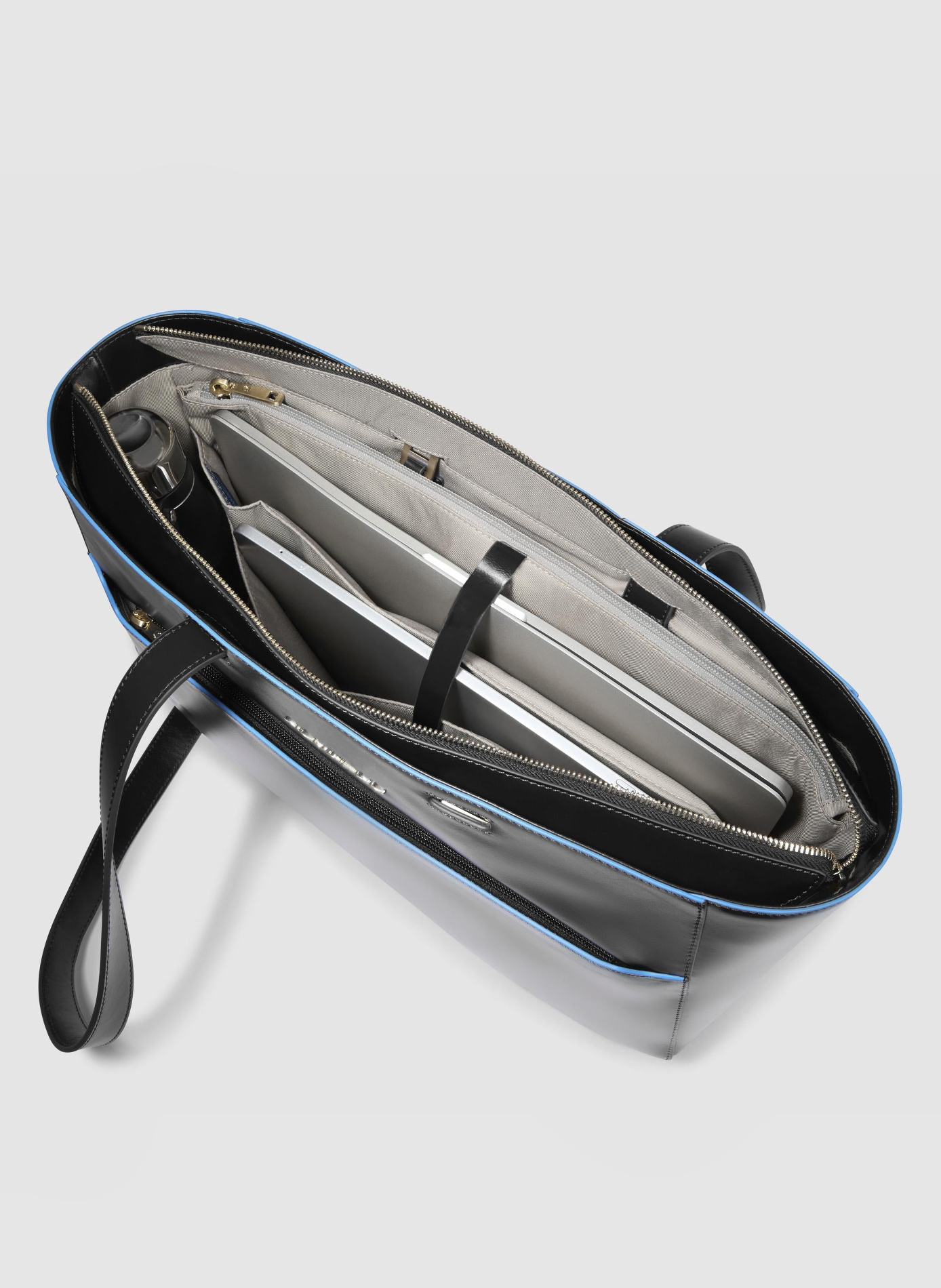 Cabas d'ordinateur femme 15,6" PIQUADRO Noir