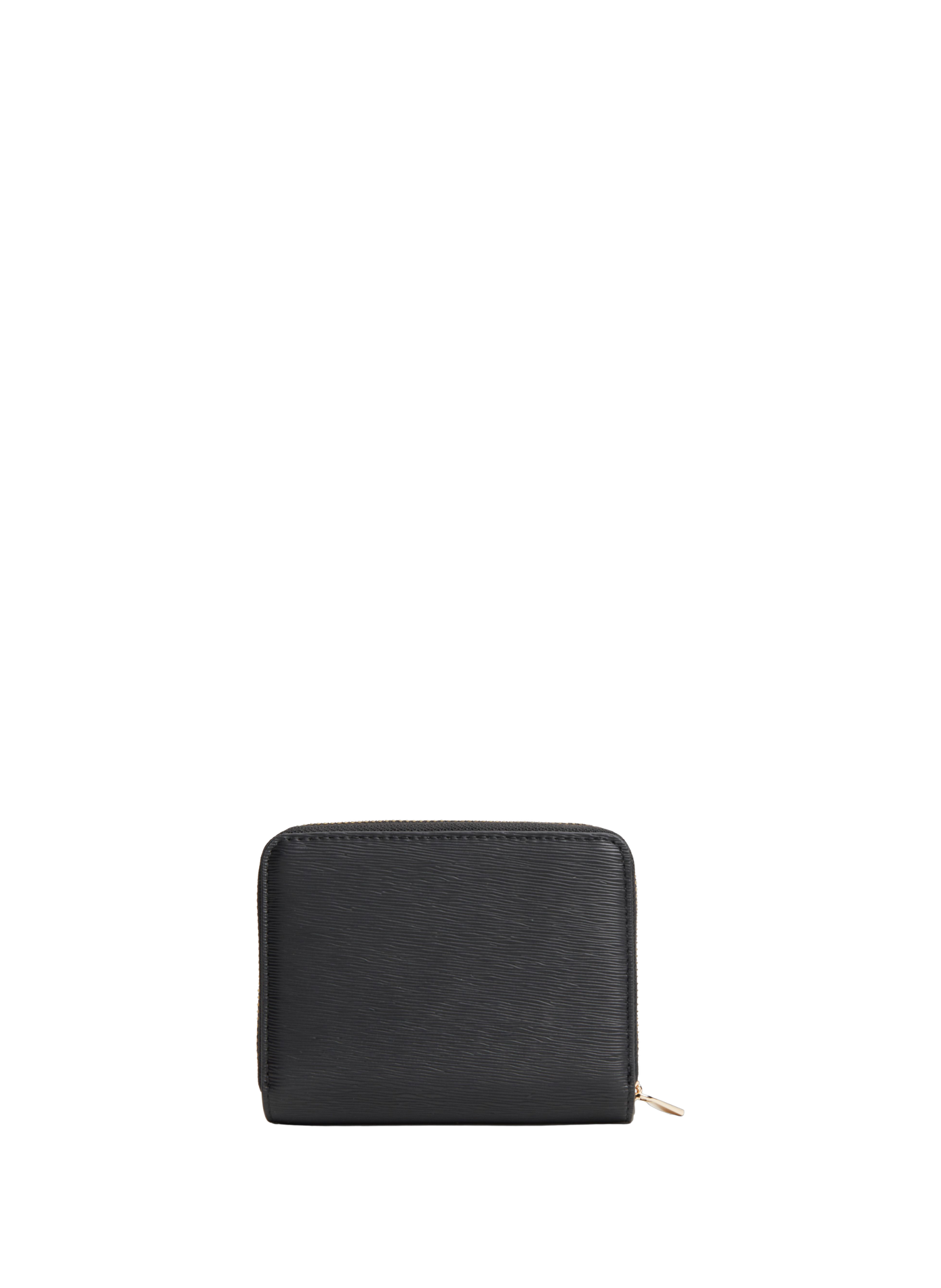 Plain zip-around wallet TOMMY HILFIGER Black