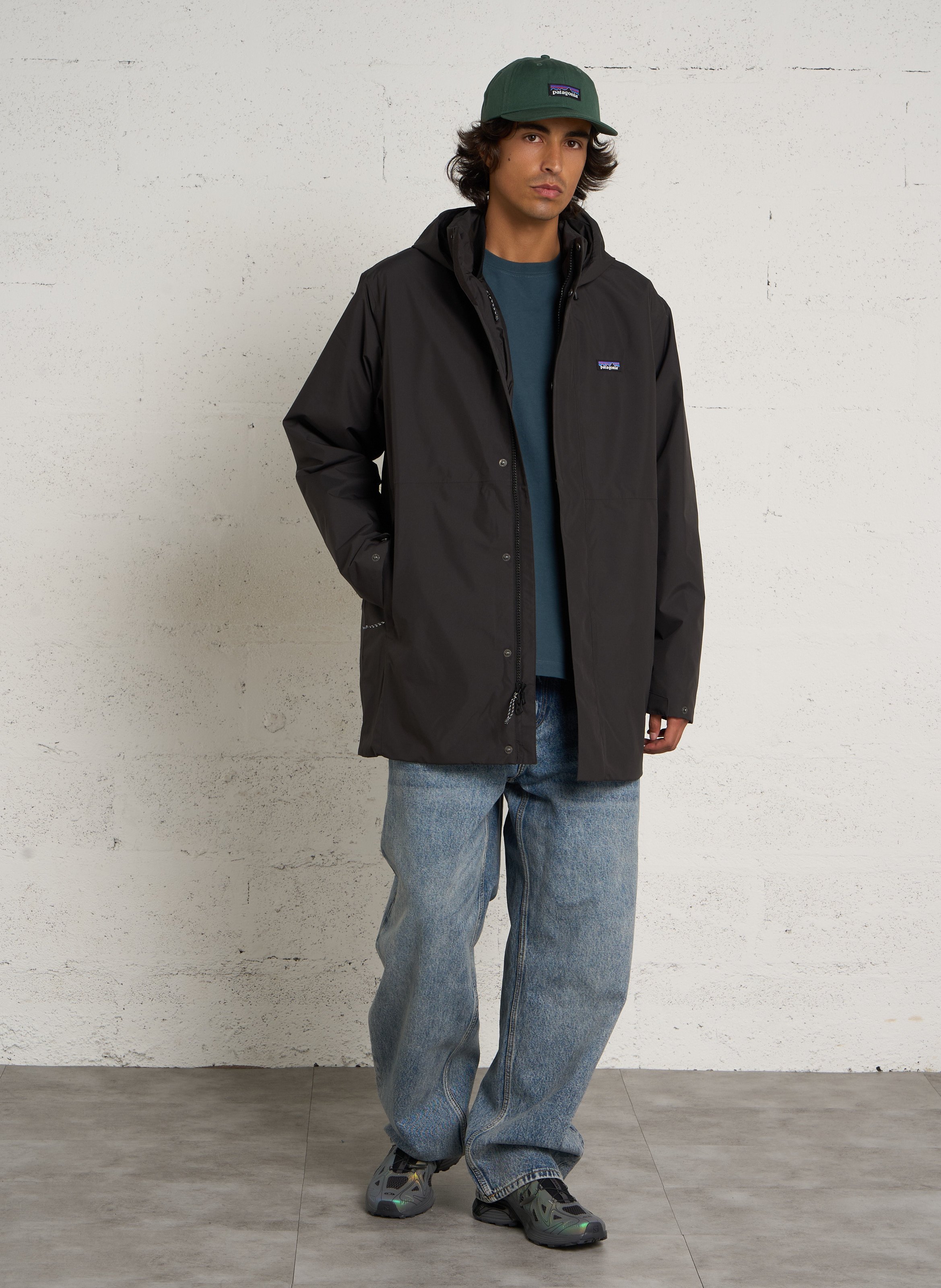 Oversized parka met capuchon PATAGONIA Zwart