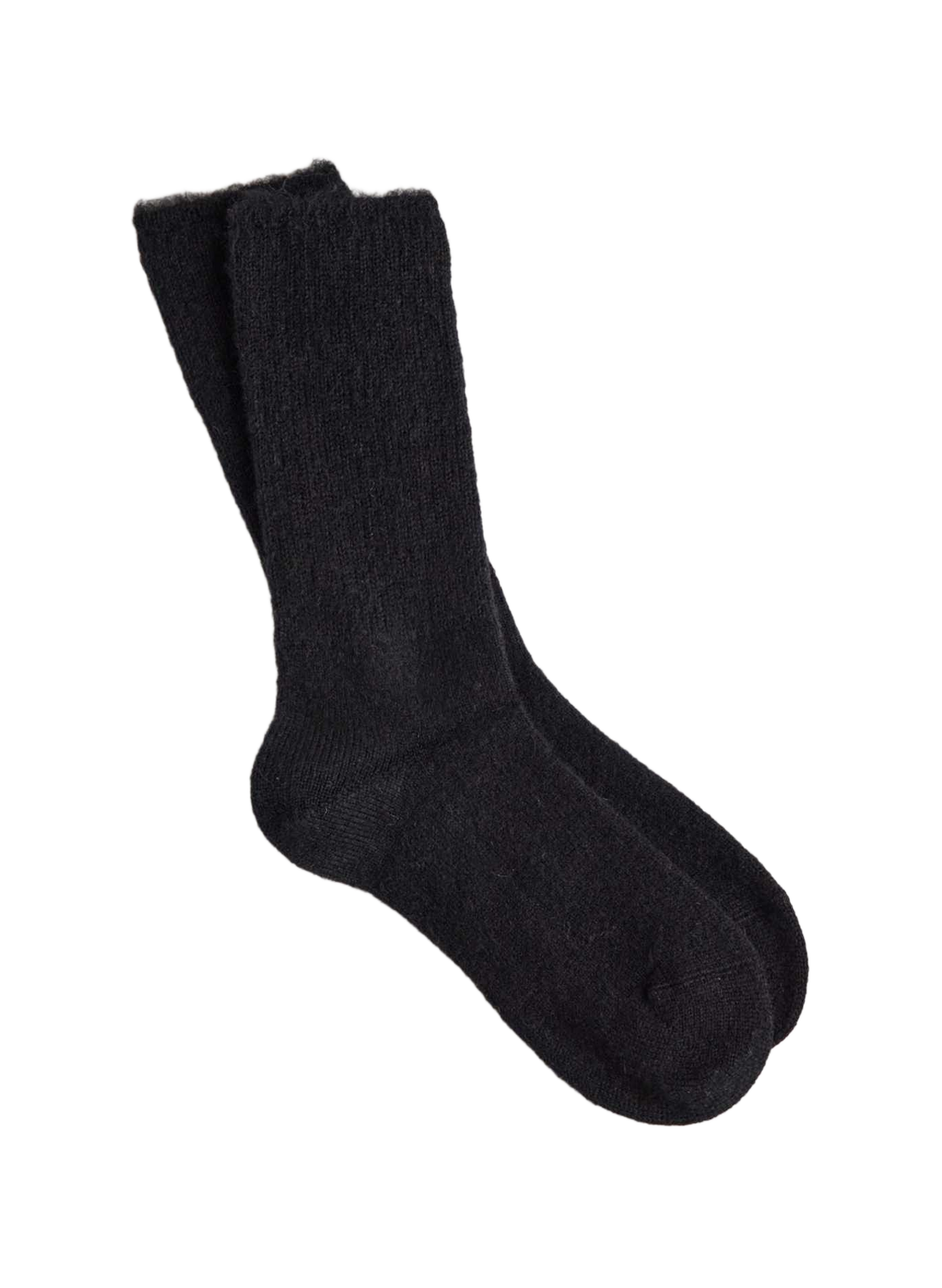 Ribbed mid-calf socks LE BOURGET Black