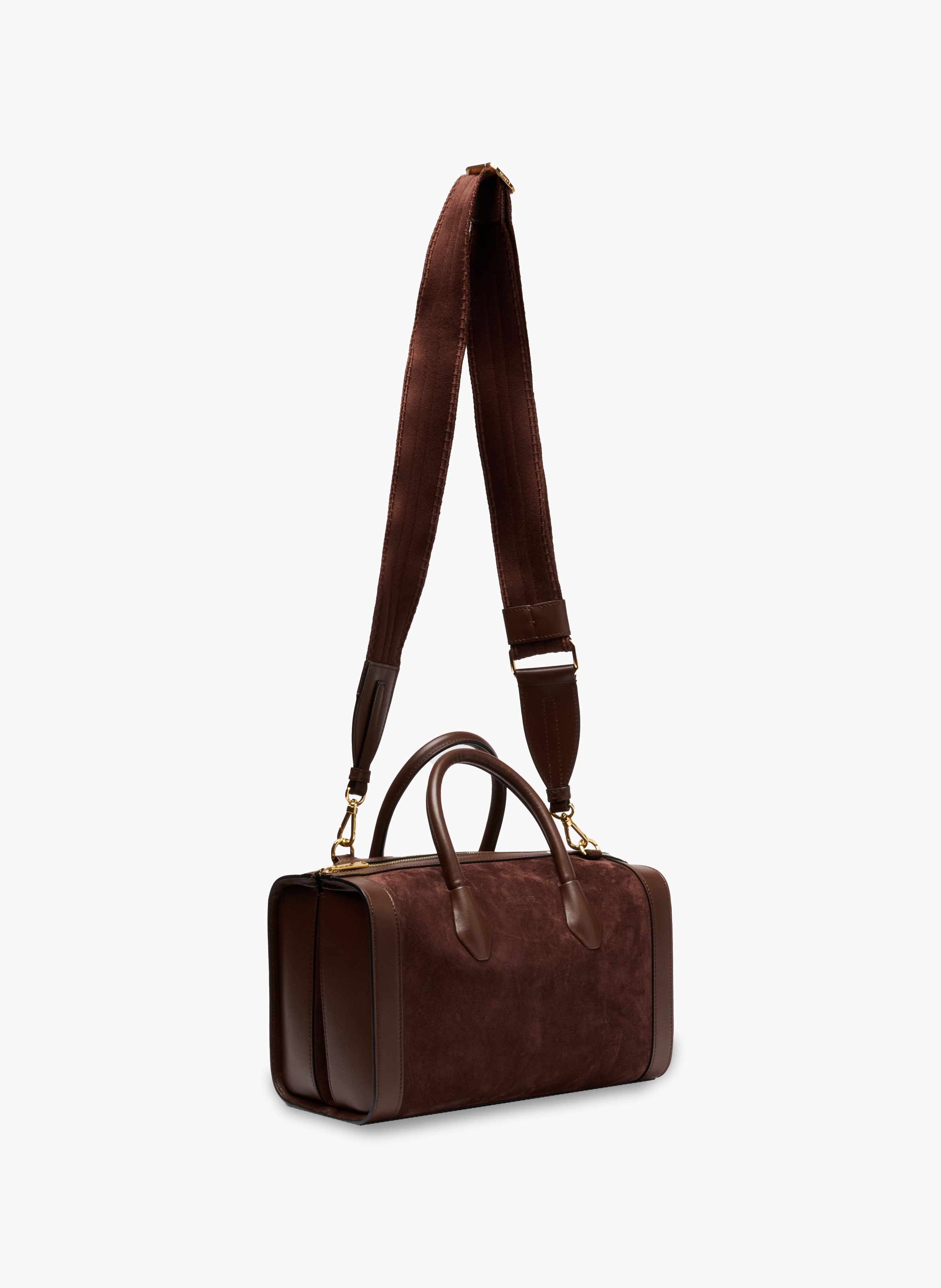 Sac bowling m bcbg de lancel en cuir LANCEL Marron