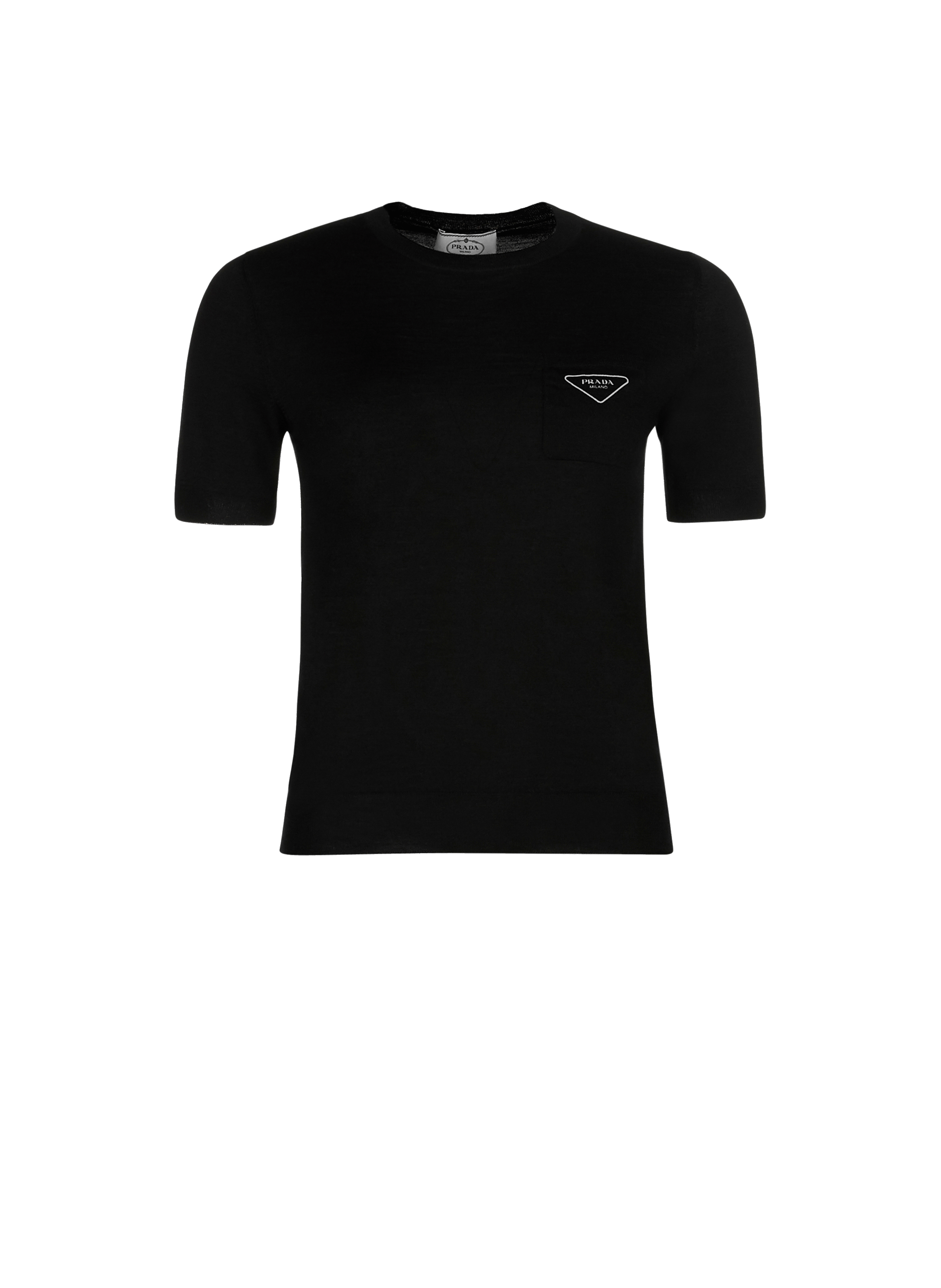 Pull en laine à logo brodé