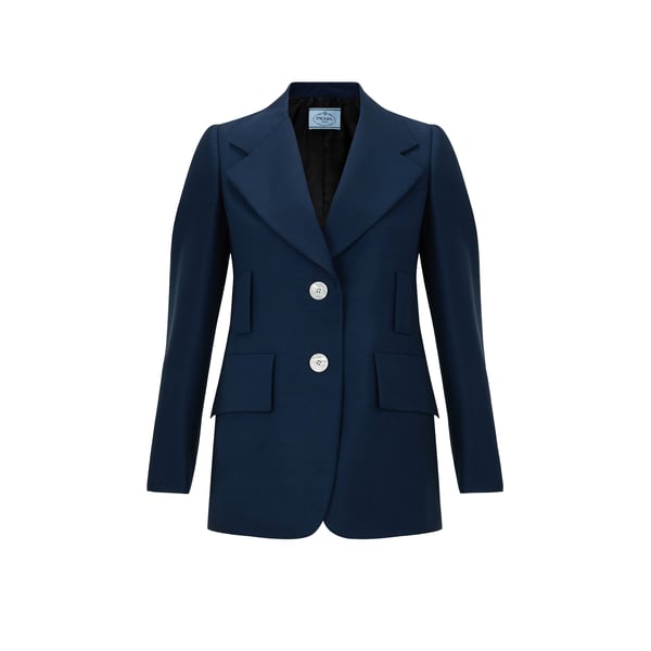 Blazer en mohair et laine