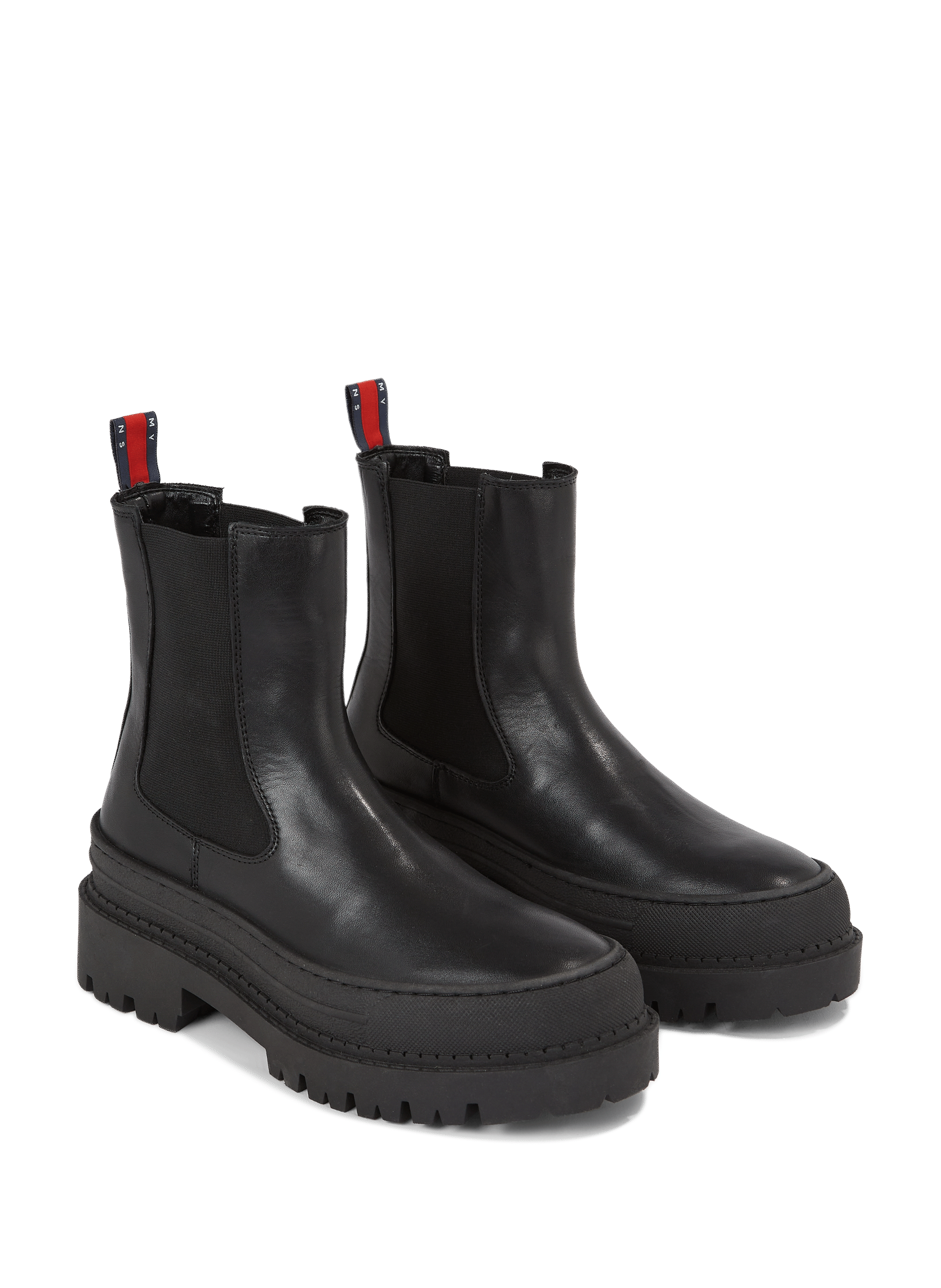 Bottines à semelle crantée