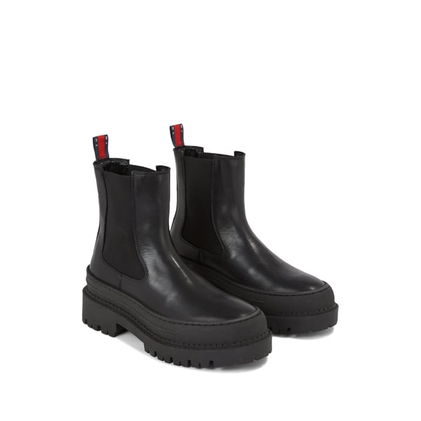 Bottines à semelle crantée