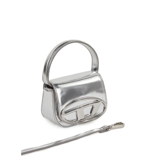 Mini sac en cuir métallisé