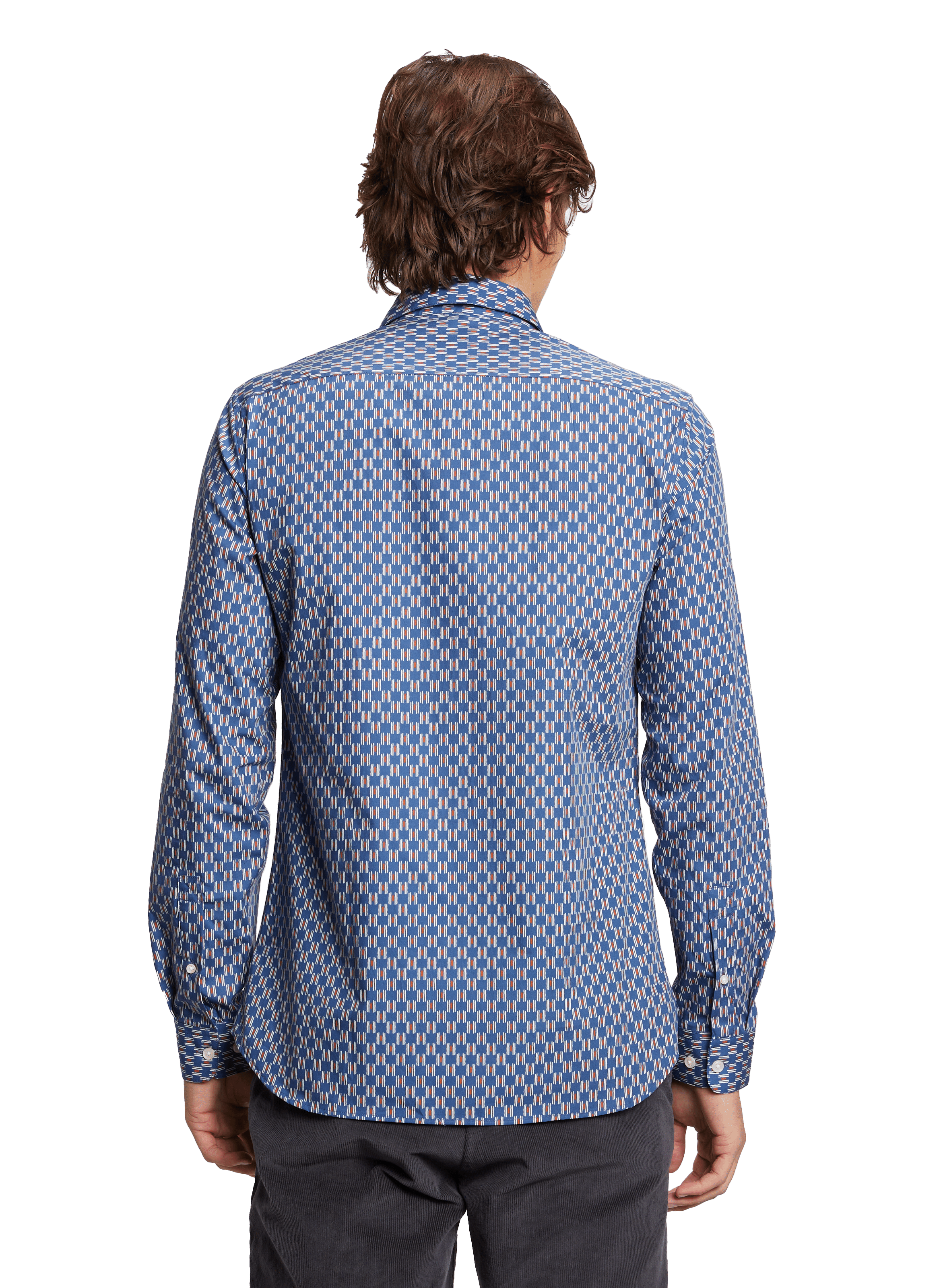 Chemise imprimée  AU PRINTEMPS PARIS Bleu