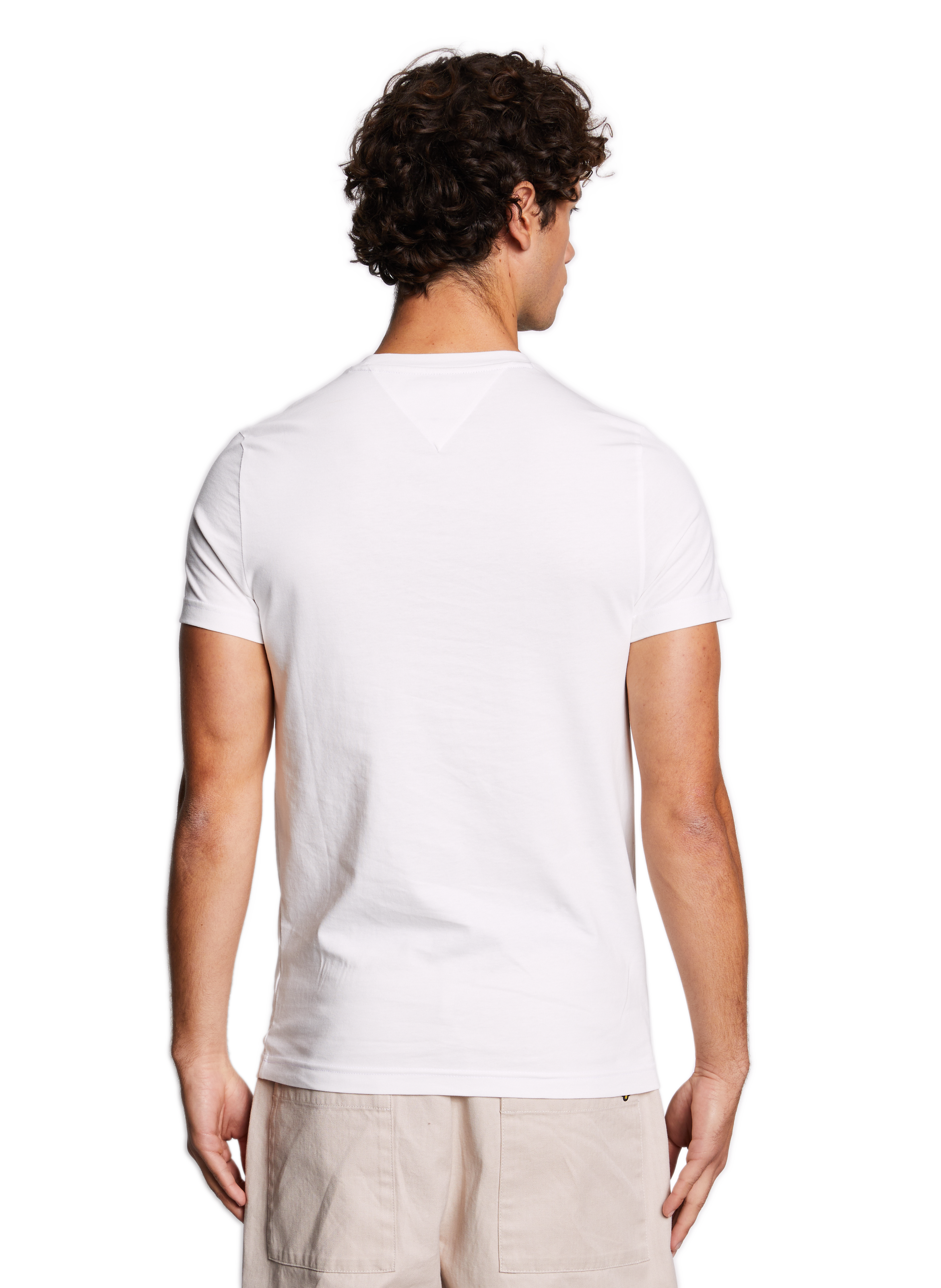 T-shirt logotypé en coton biologique TOMMY HILFIGER Blanc
